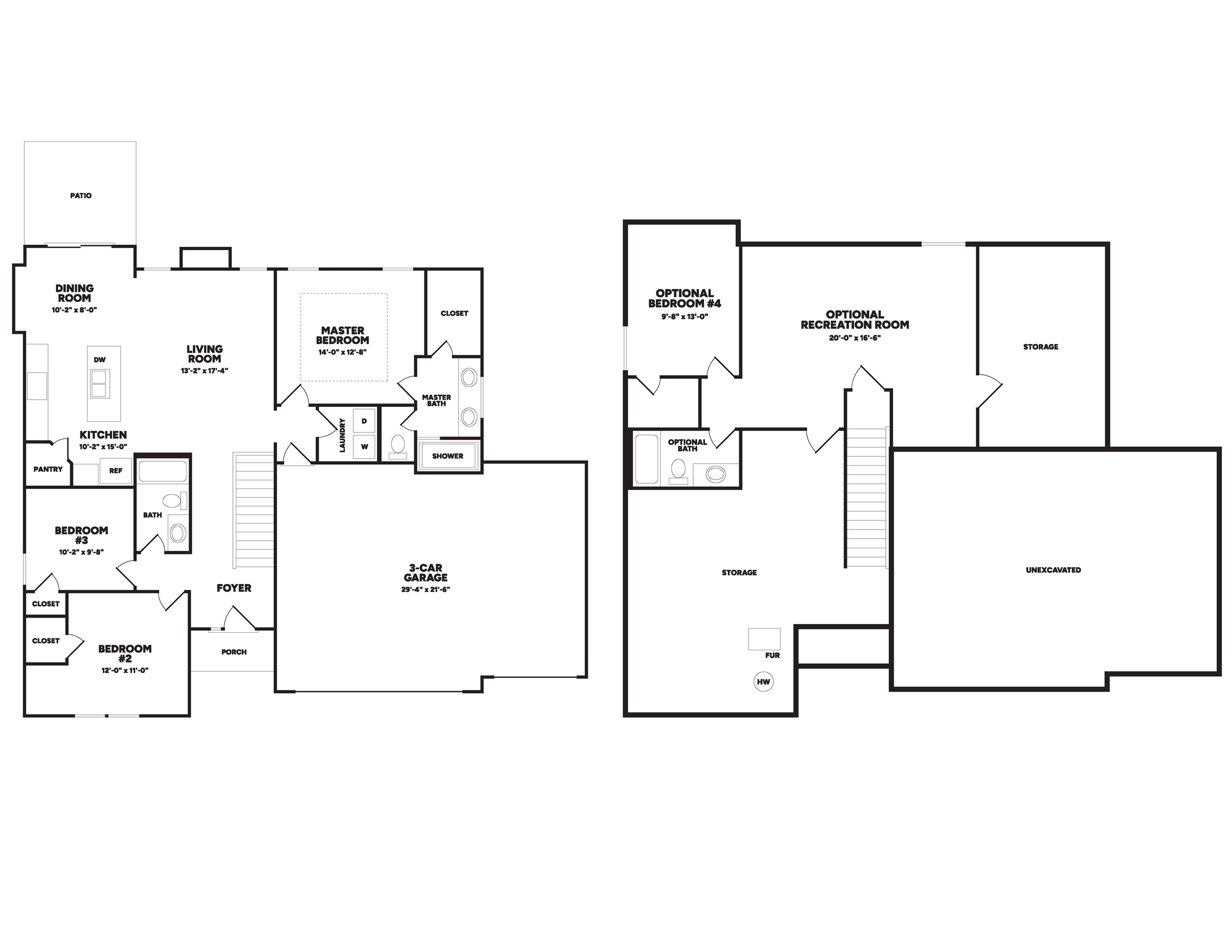 TruMark Homes floorplan