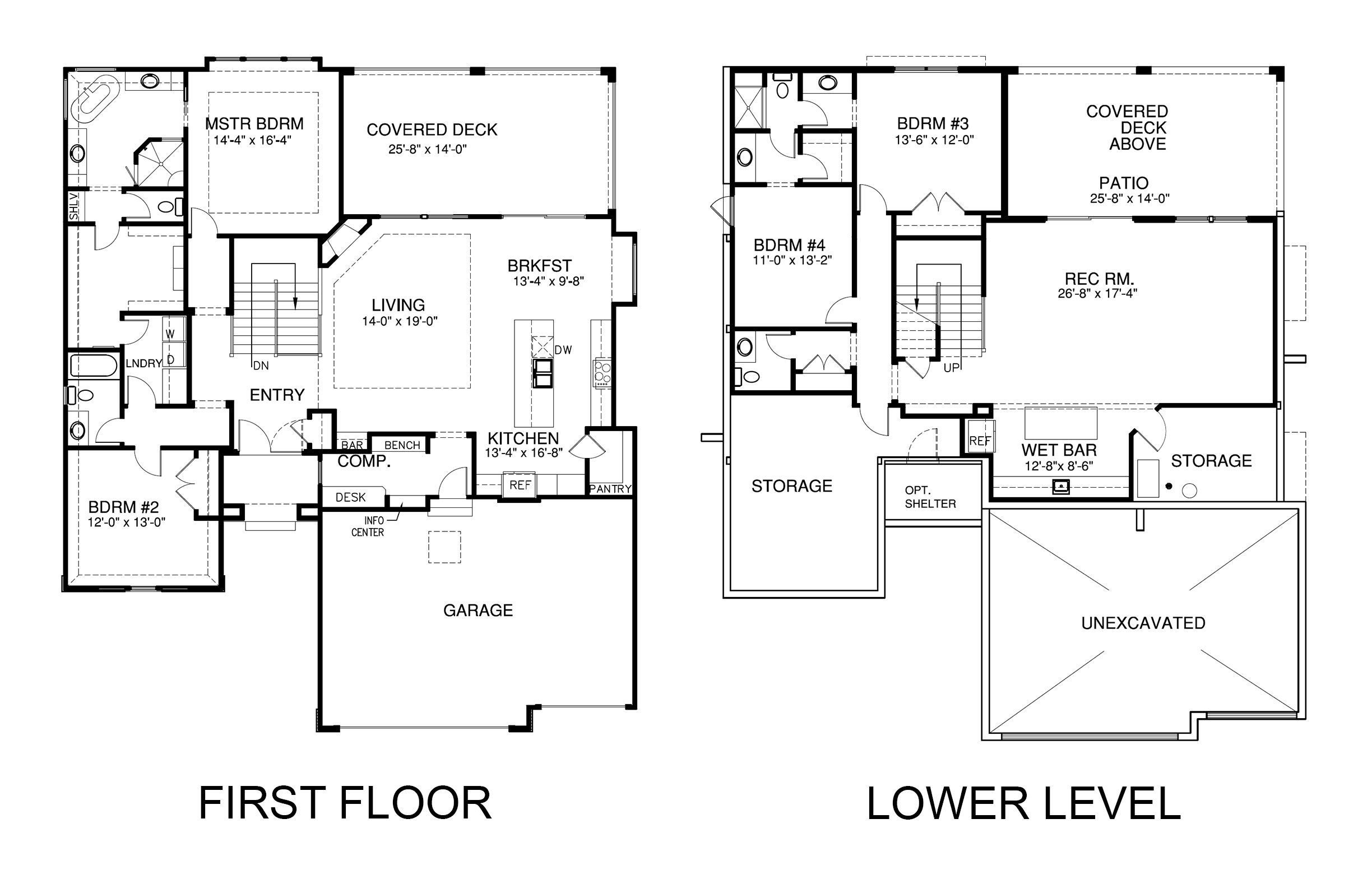 Don Julian Builders, Inc. floorplan