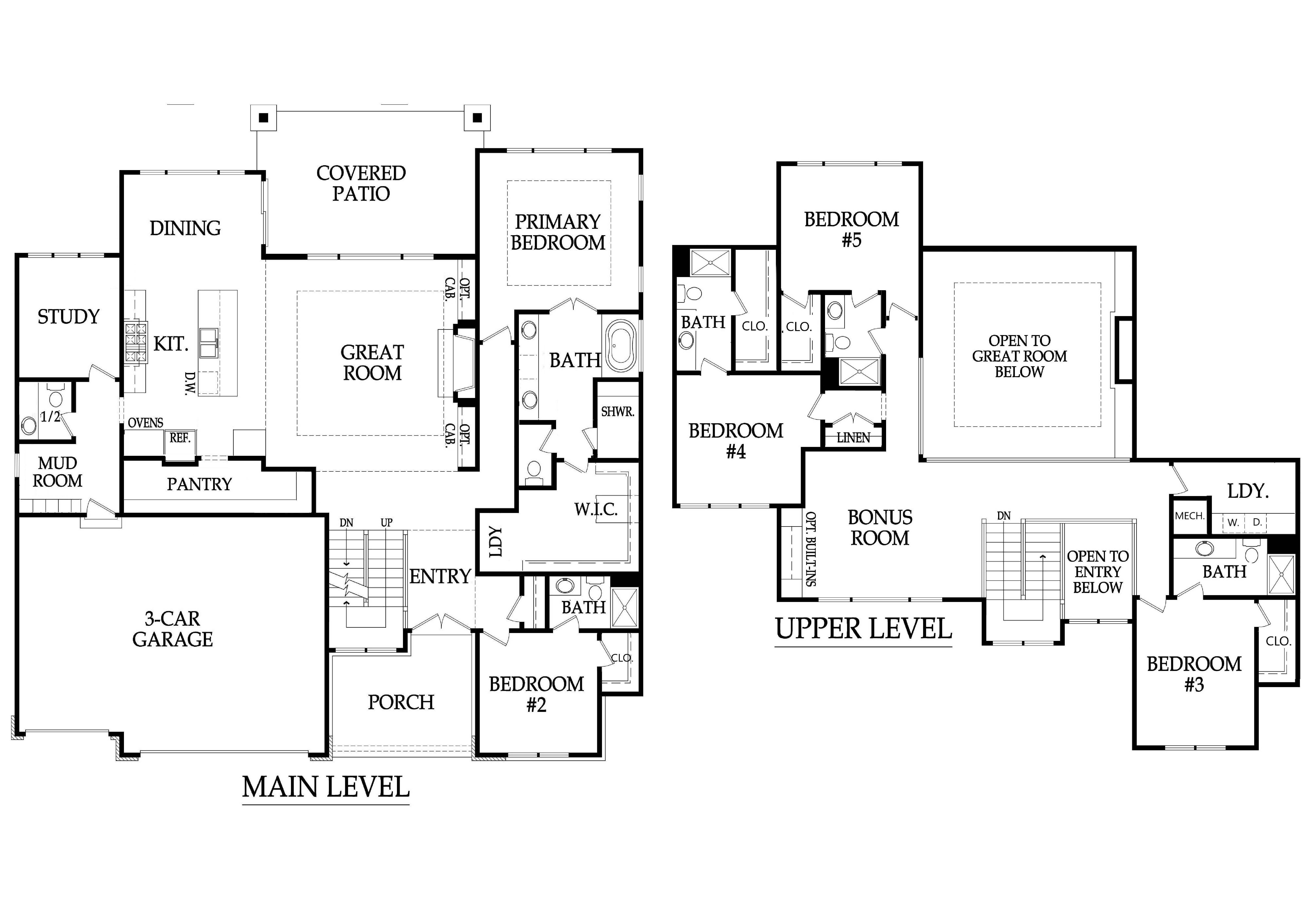 Bickimer Homes floorplan