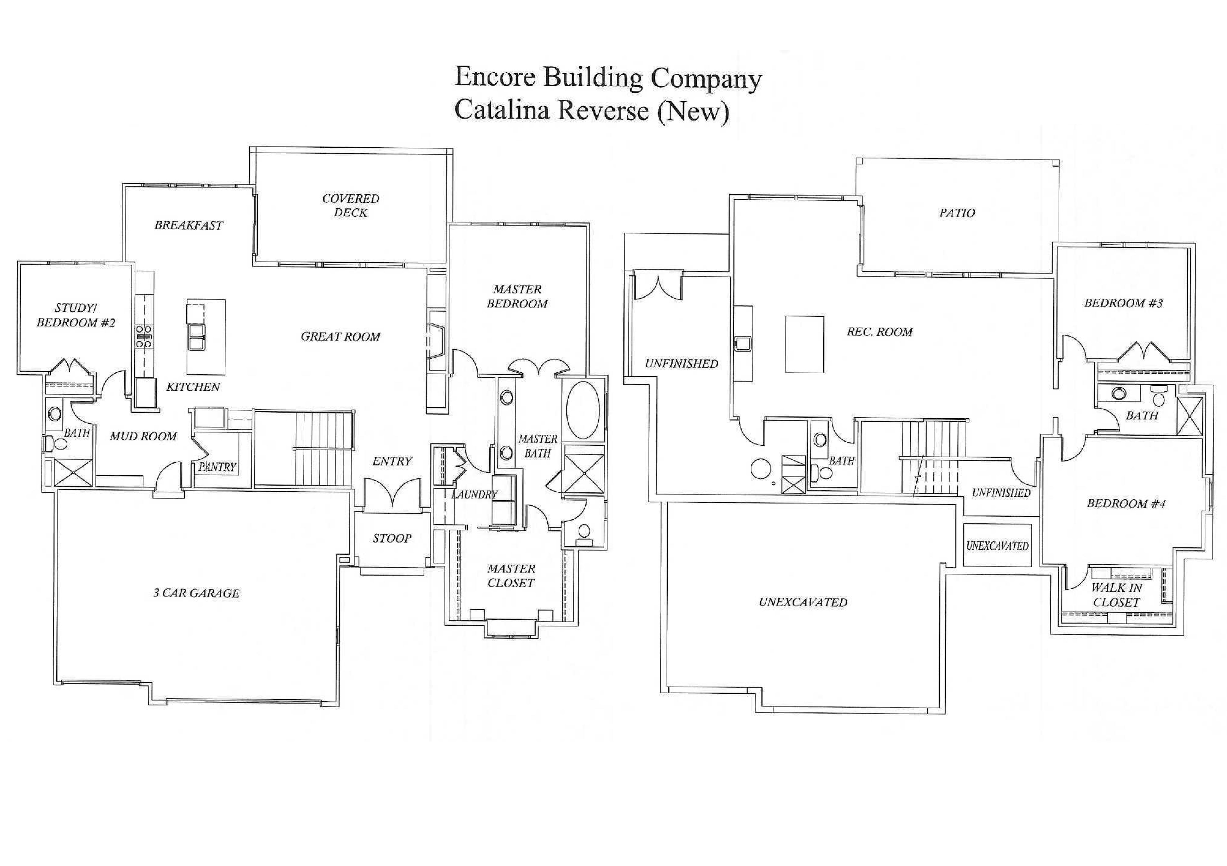 Encore Building Company floorplan
