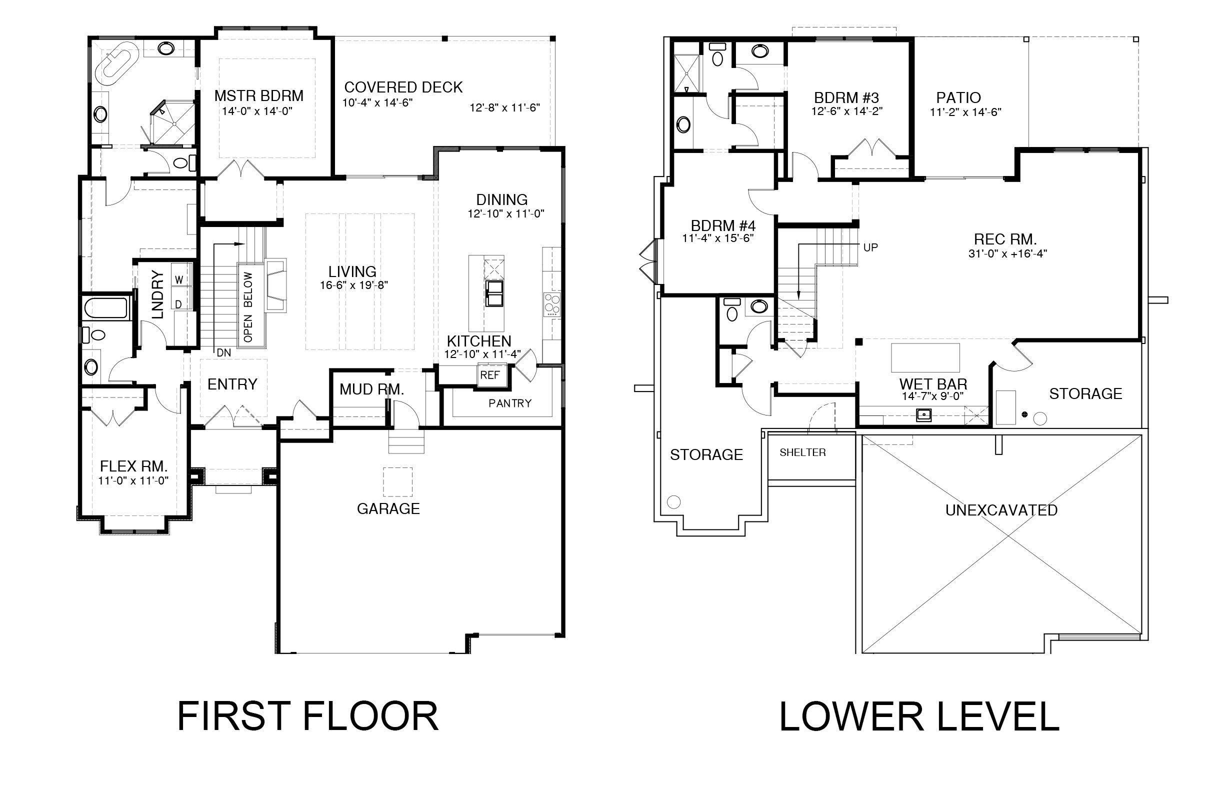 Don Julian Builders, Inc. floorplan