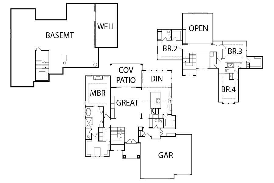 Don Julian Builders, Inc. floorplan