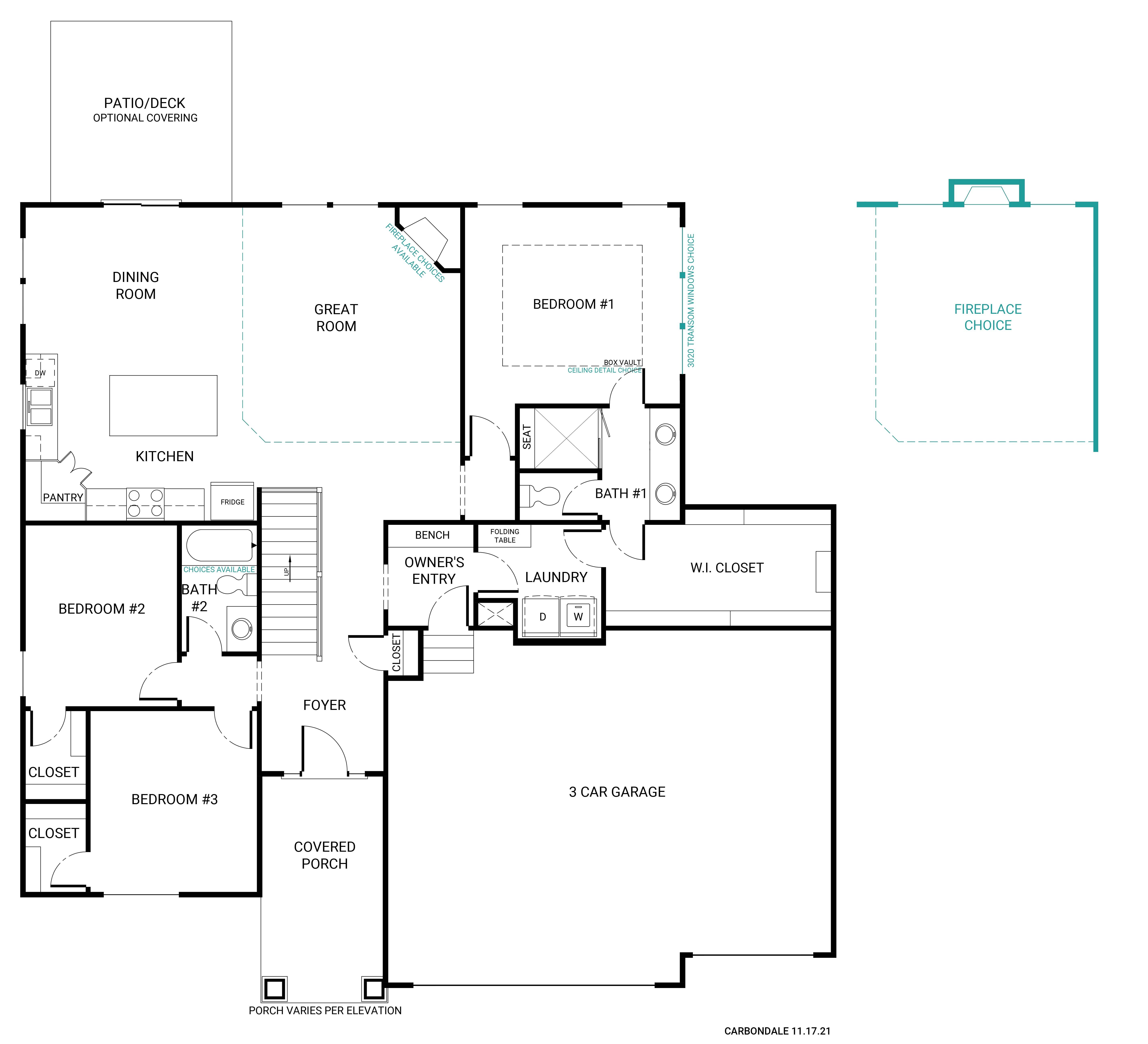 Summit Homes floorplan