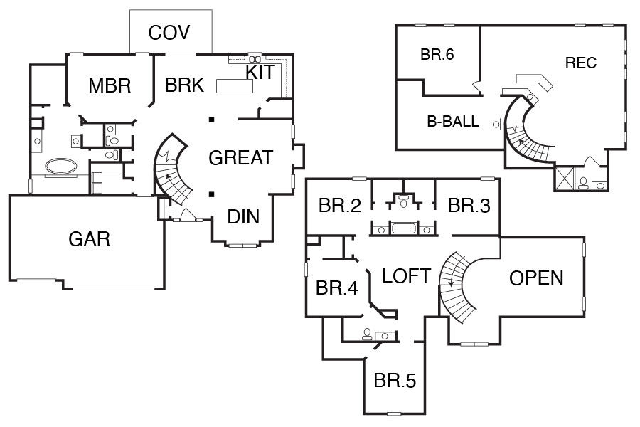 Olympus Custom Homes floorplan