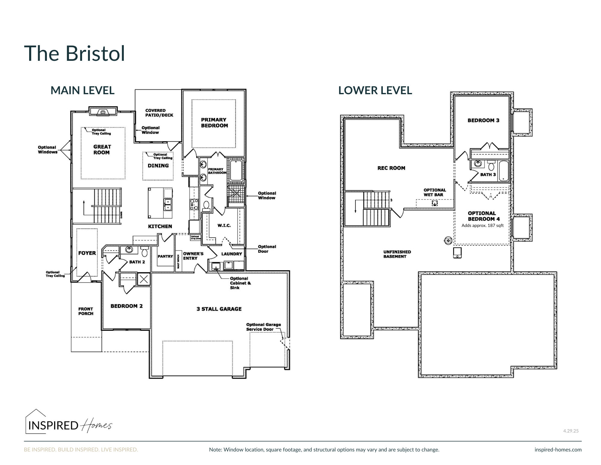 Inspired Homes LLC floorplan