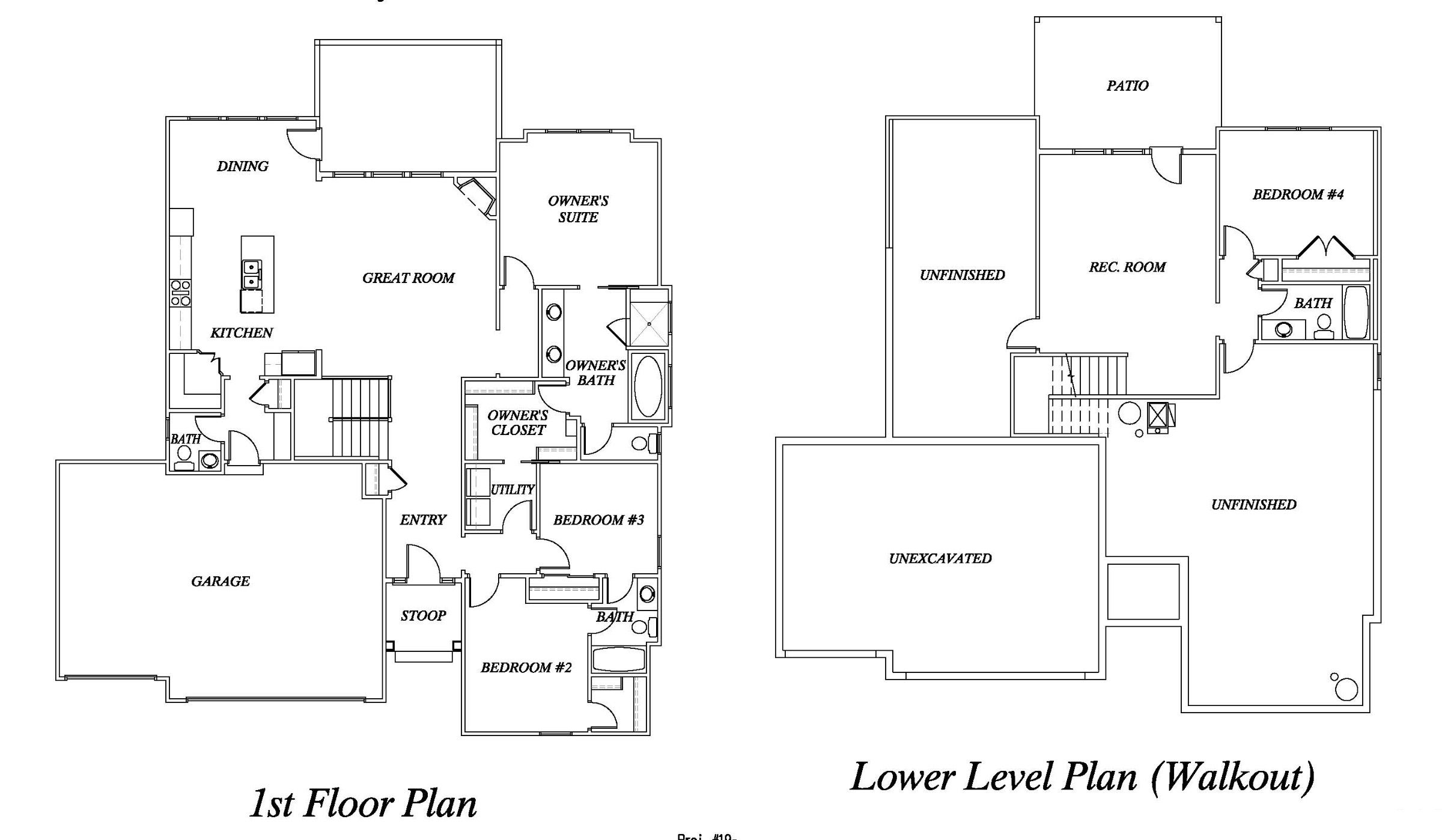 New Mark Homes KC floorplan
