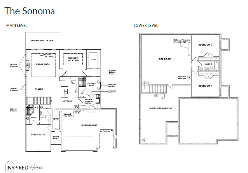 Inspired Homes LLC floorplan