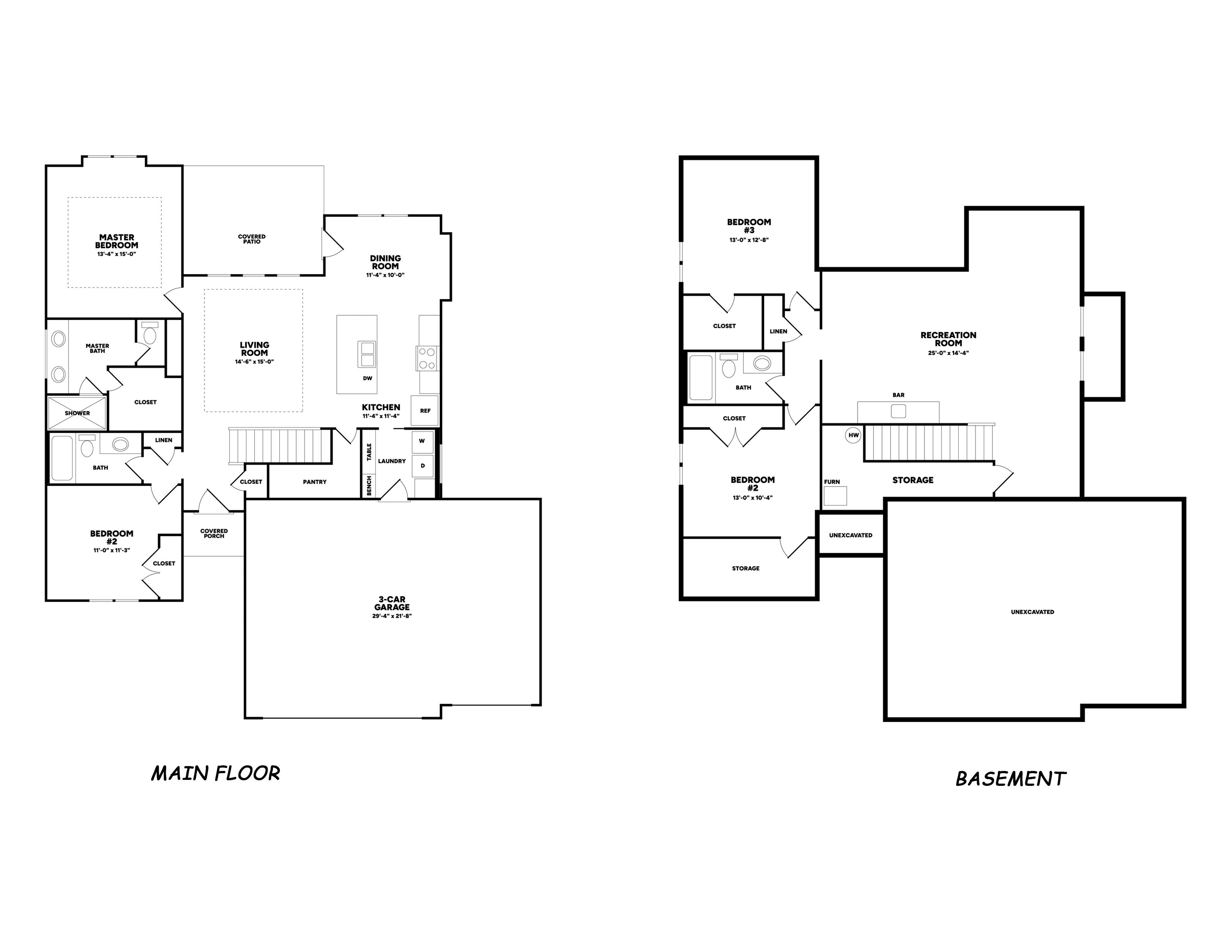 TruMark Homes floorplan