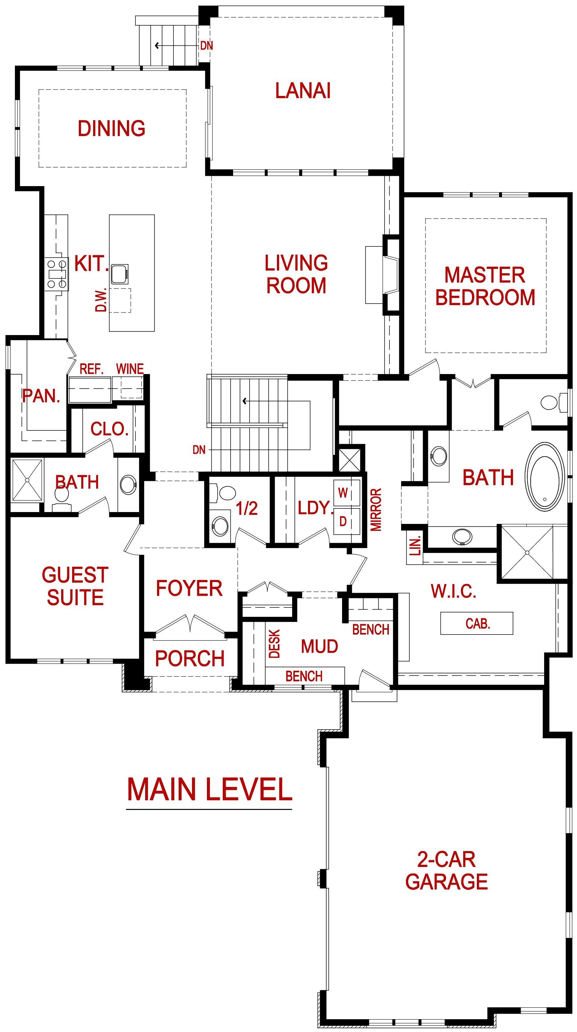 Lambie Homes floorplan