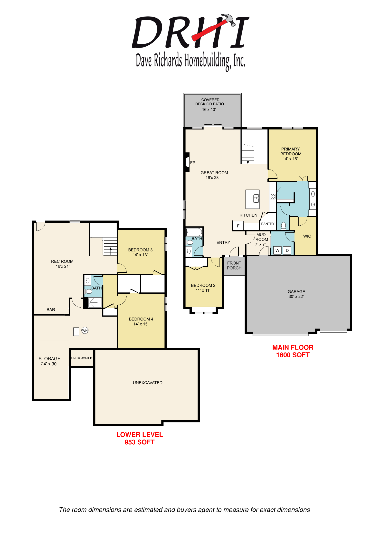 Dave Richards Homebuilding, Inc. floorplan