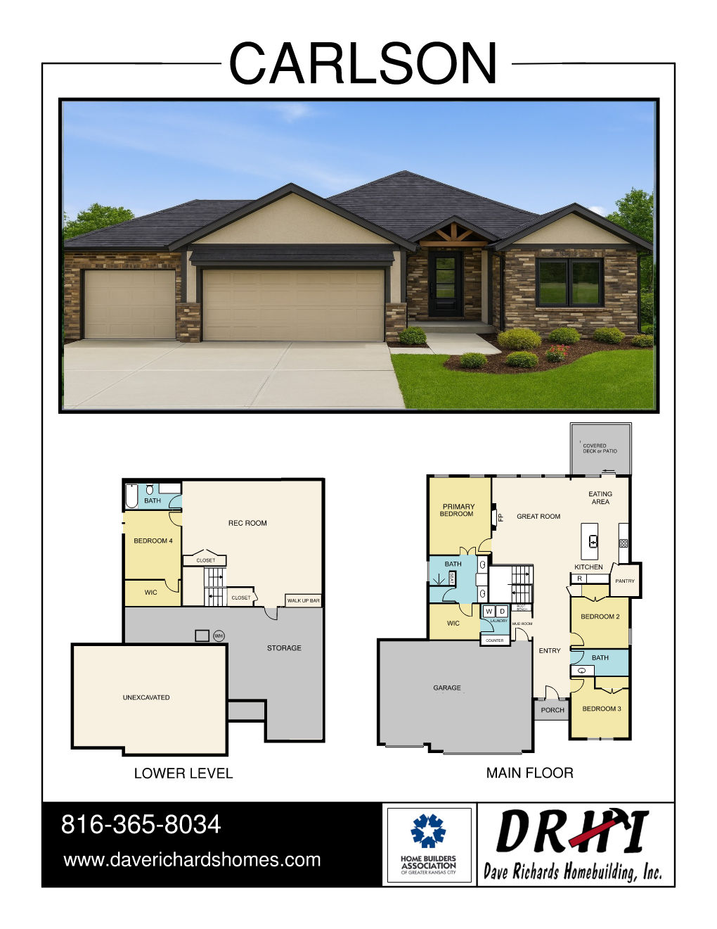 Dave Richards Homebuilding, Inc. floorplan