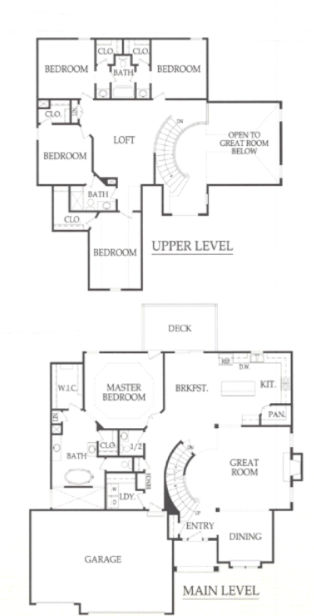 Olympus Custom Homes floorplan