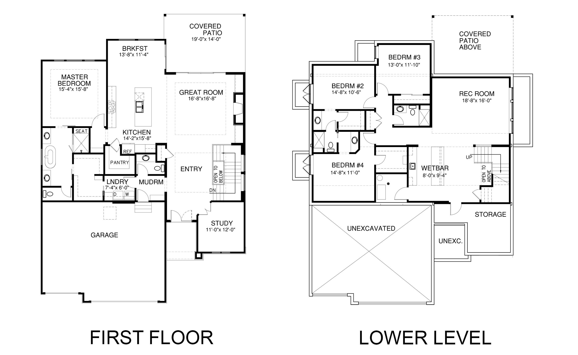 Don Julian Builders, Inc. floorplan