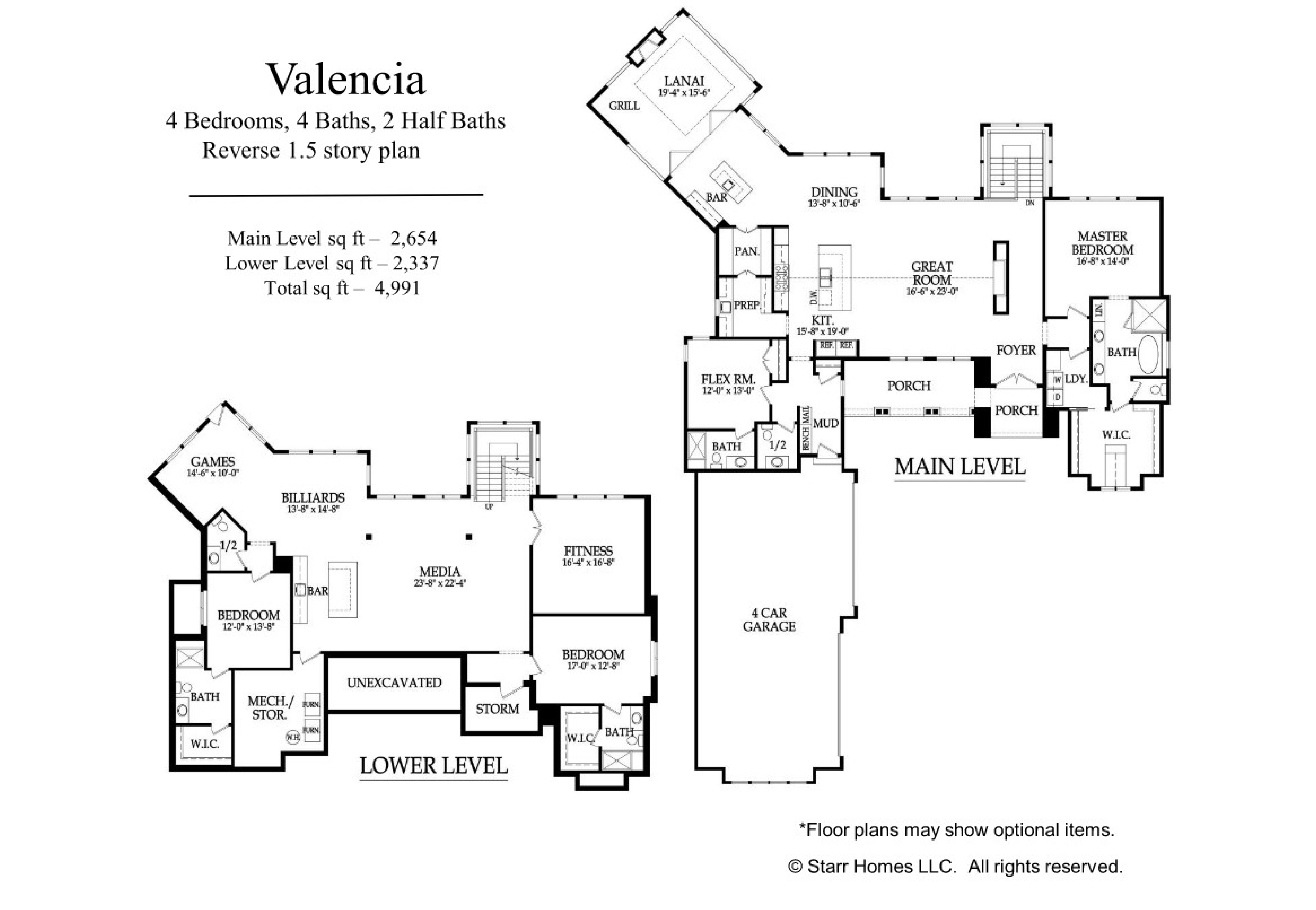 Starr Homes floorplan