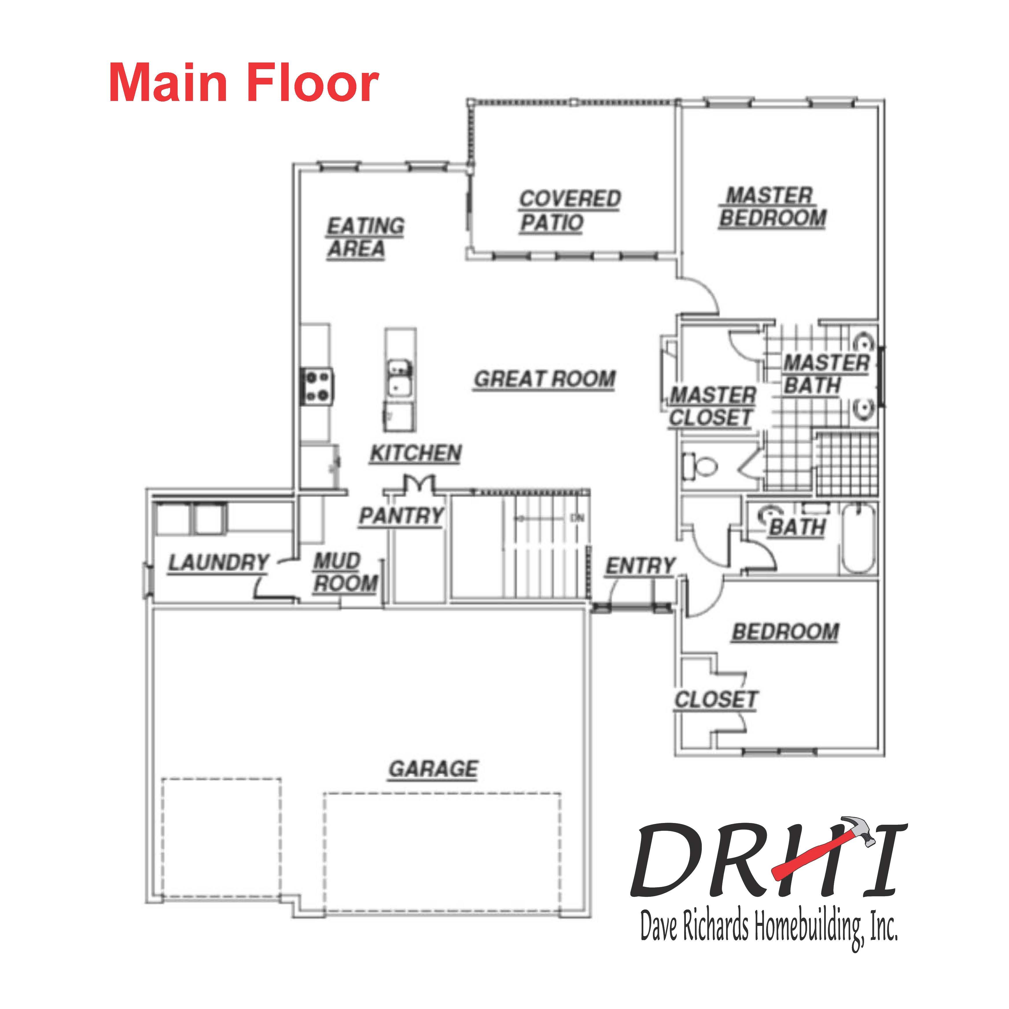 Dave Richards Homebuilding, Inc. floorplan