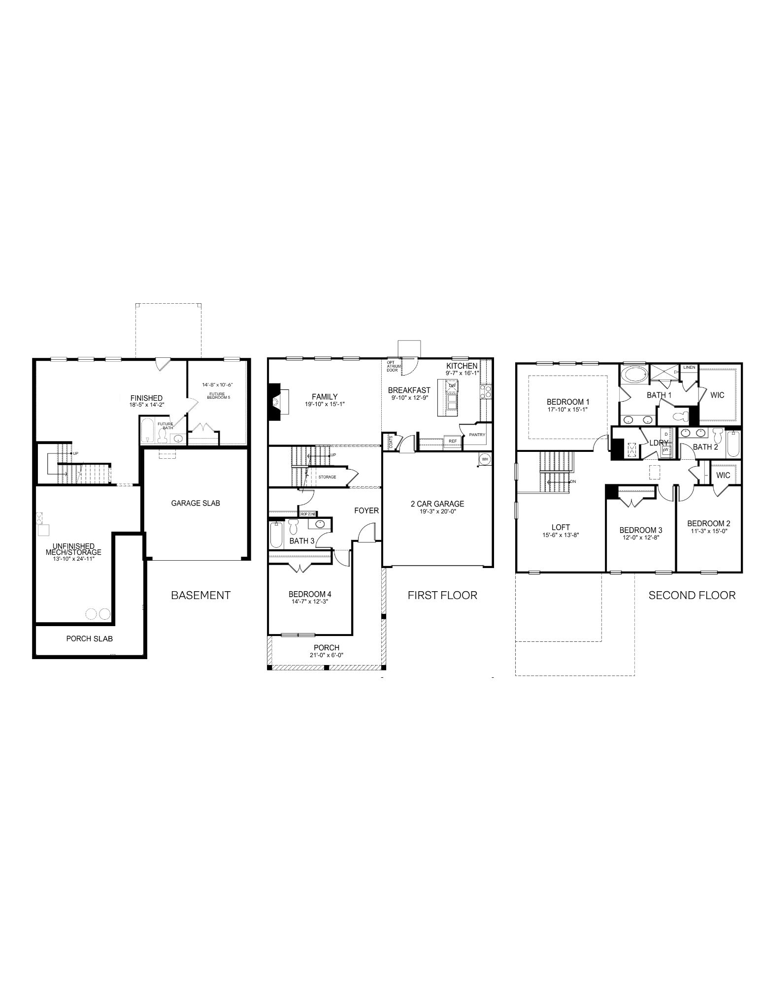 D.R. Horton floorplan