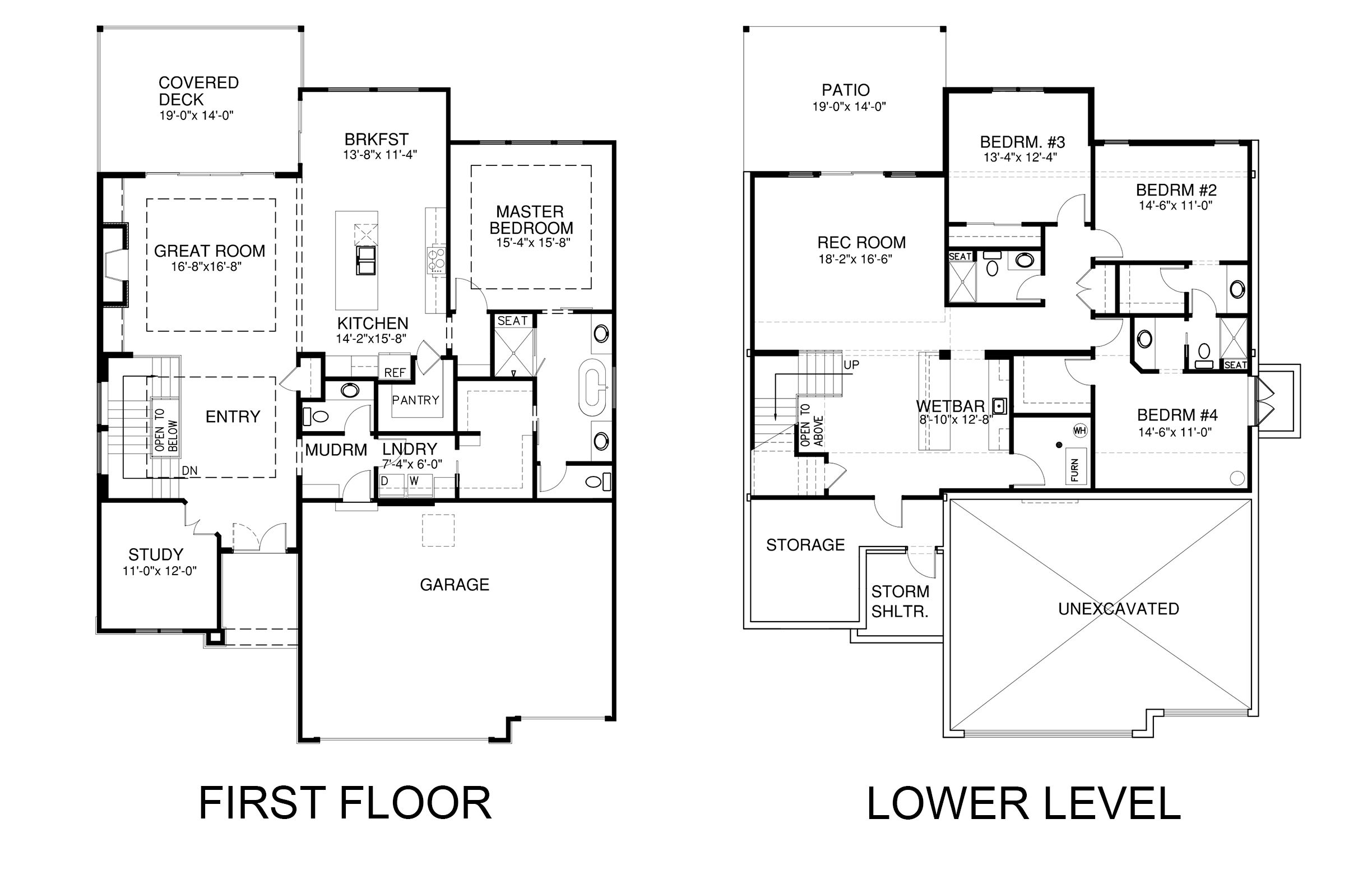 Don Julian Builders, Inc. floorplan