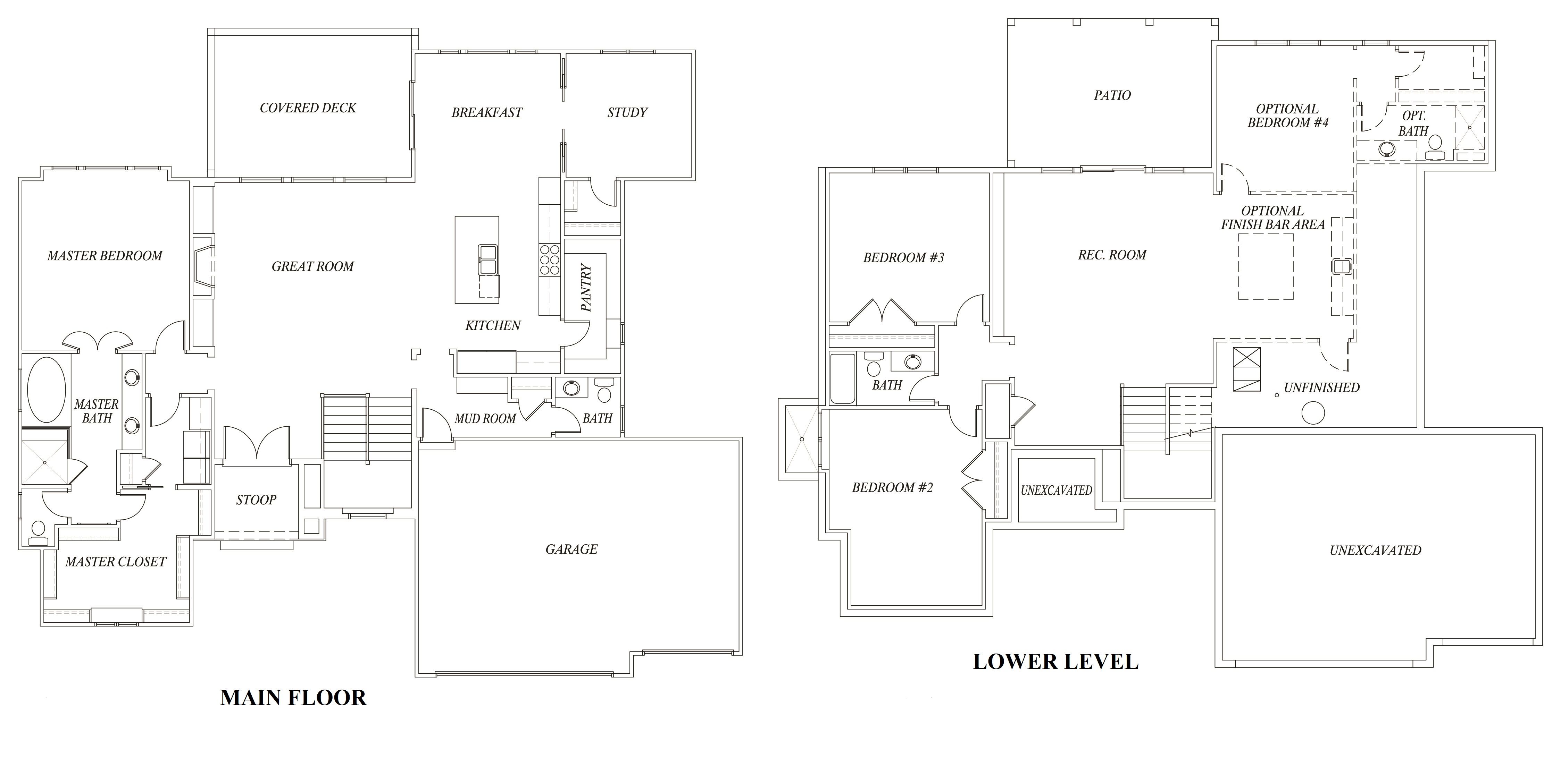 Casa Bella Construction floorplan