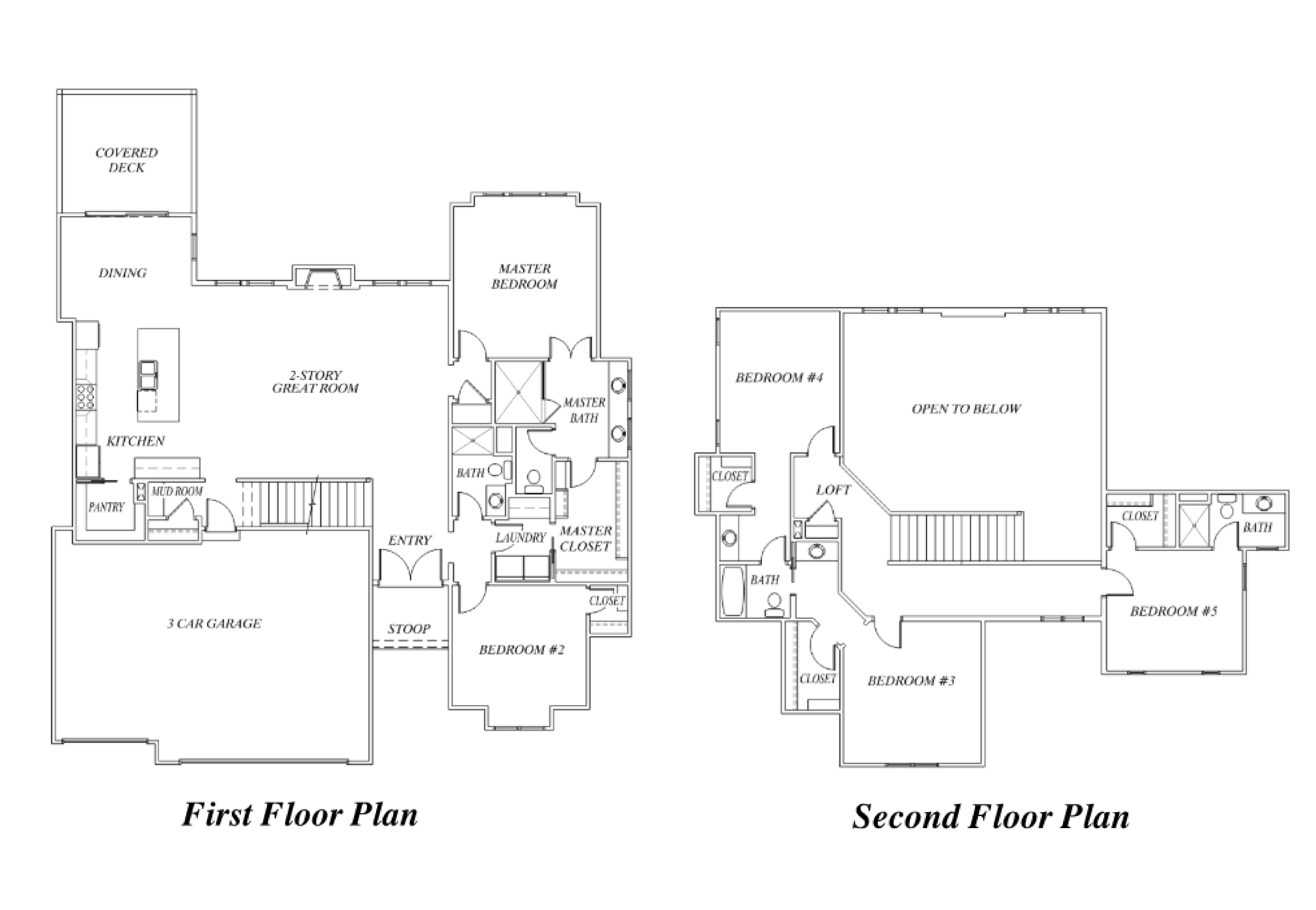 Encore Building Company floorplan