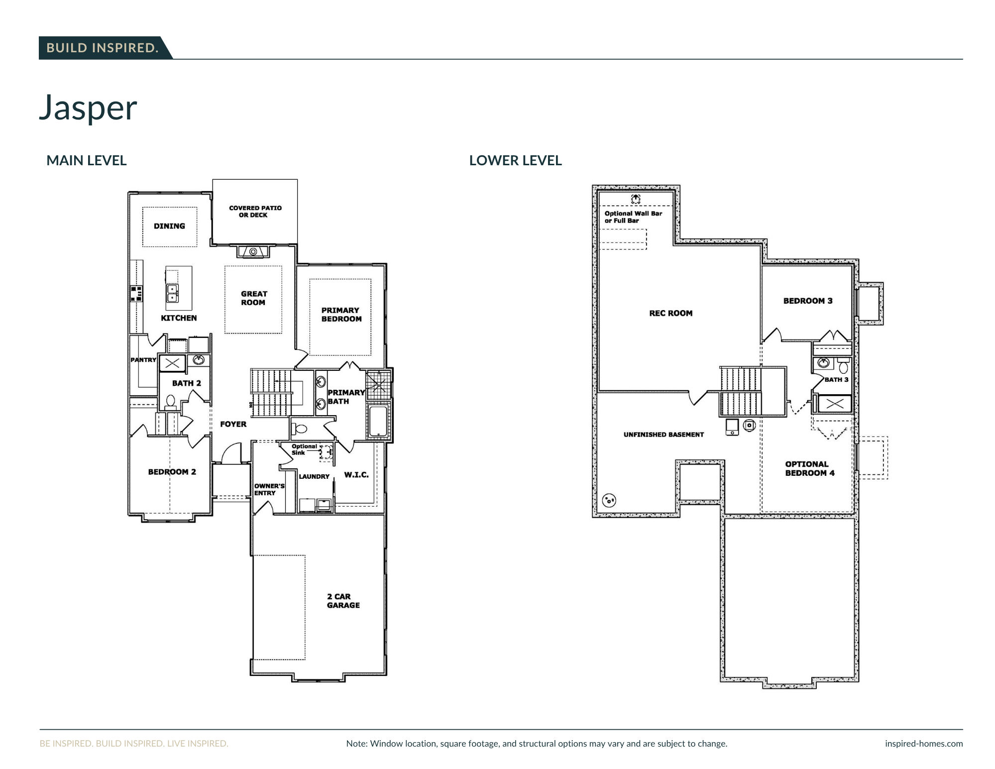 Inspired Homes LLC floorplan
