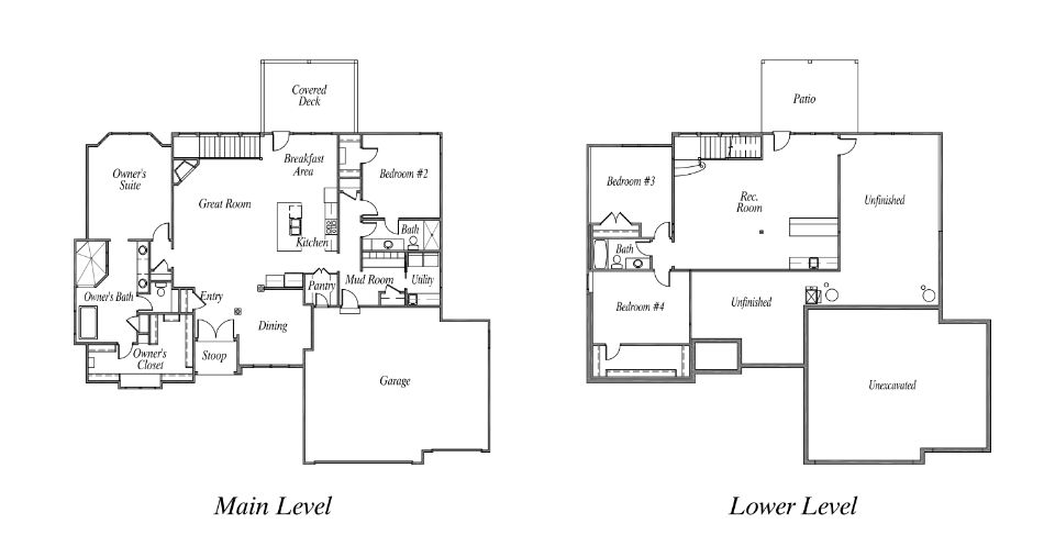 Olympus Custom Homes floorplan