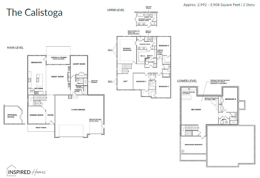 Inspired Homes LLC floorplan