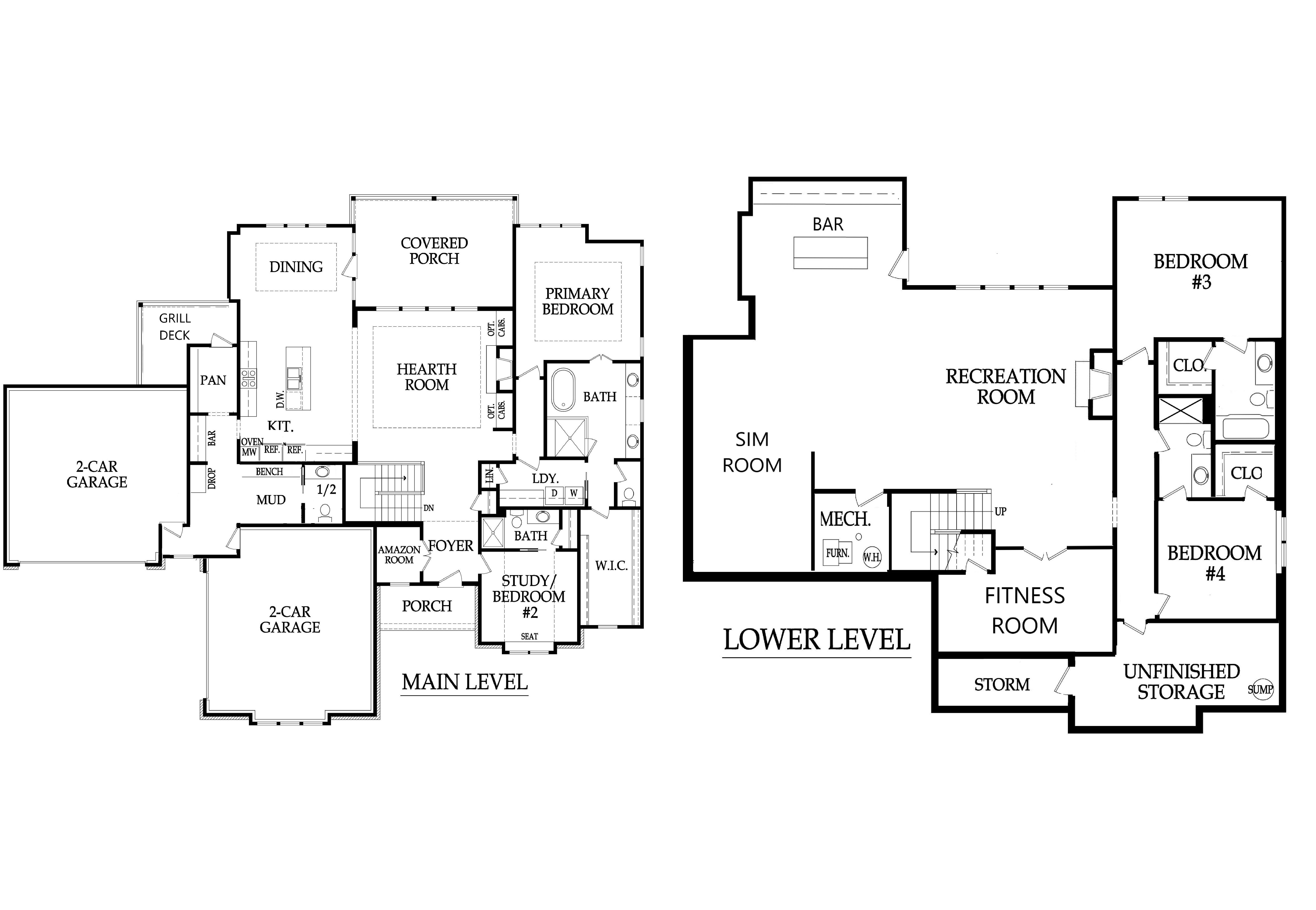 Bickimer Homes floorplan