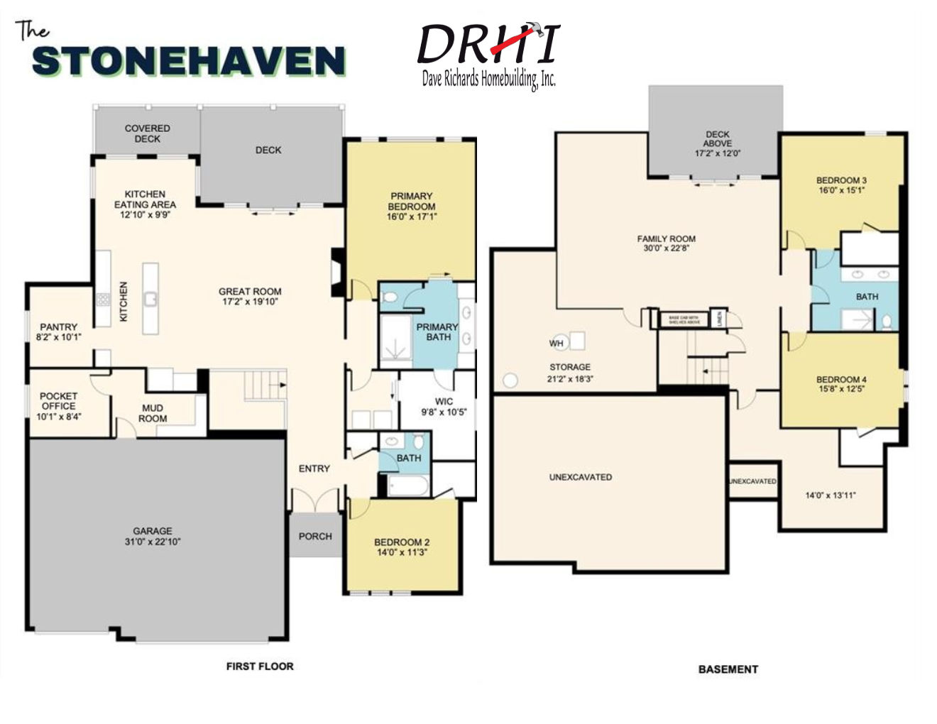 Dave Richards Homebuilding, Inc. floorplan