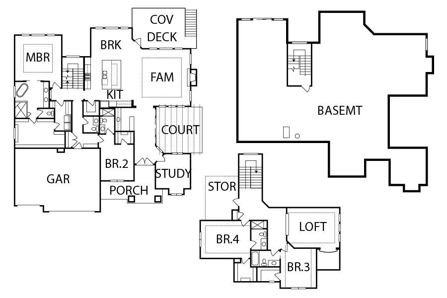 Don Julian Builders, Inc. floorplan