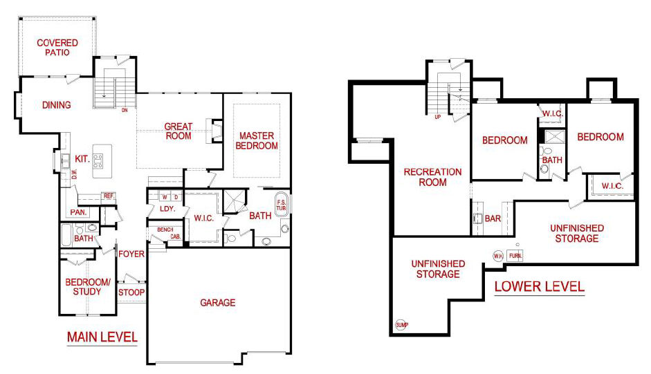 Lambie Homes floorplan