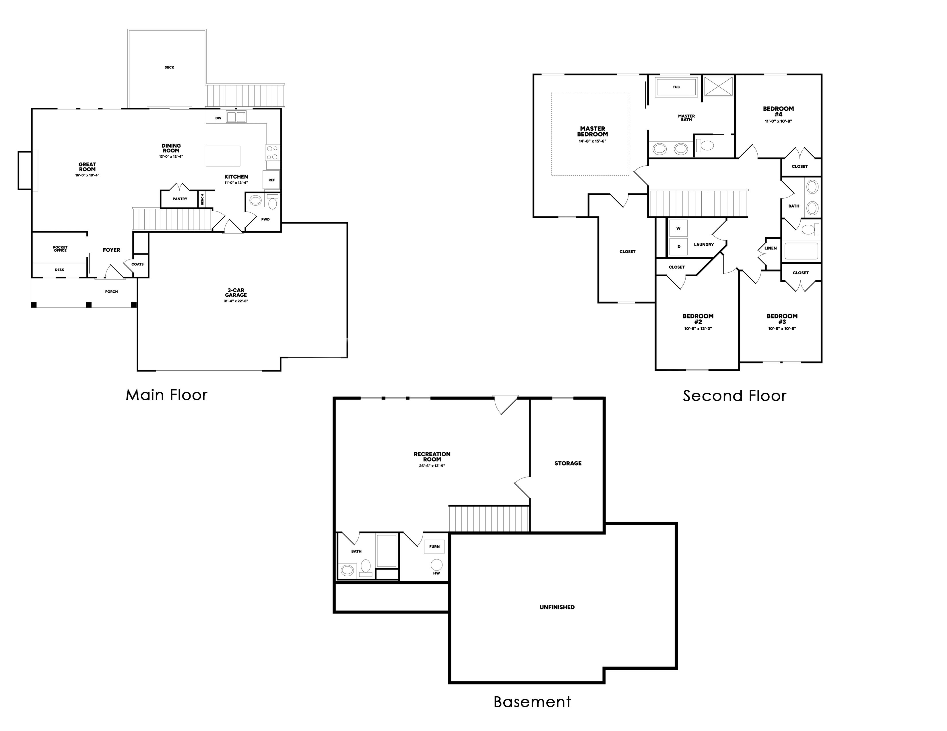 TruMark Homes floorplan