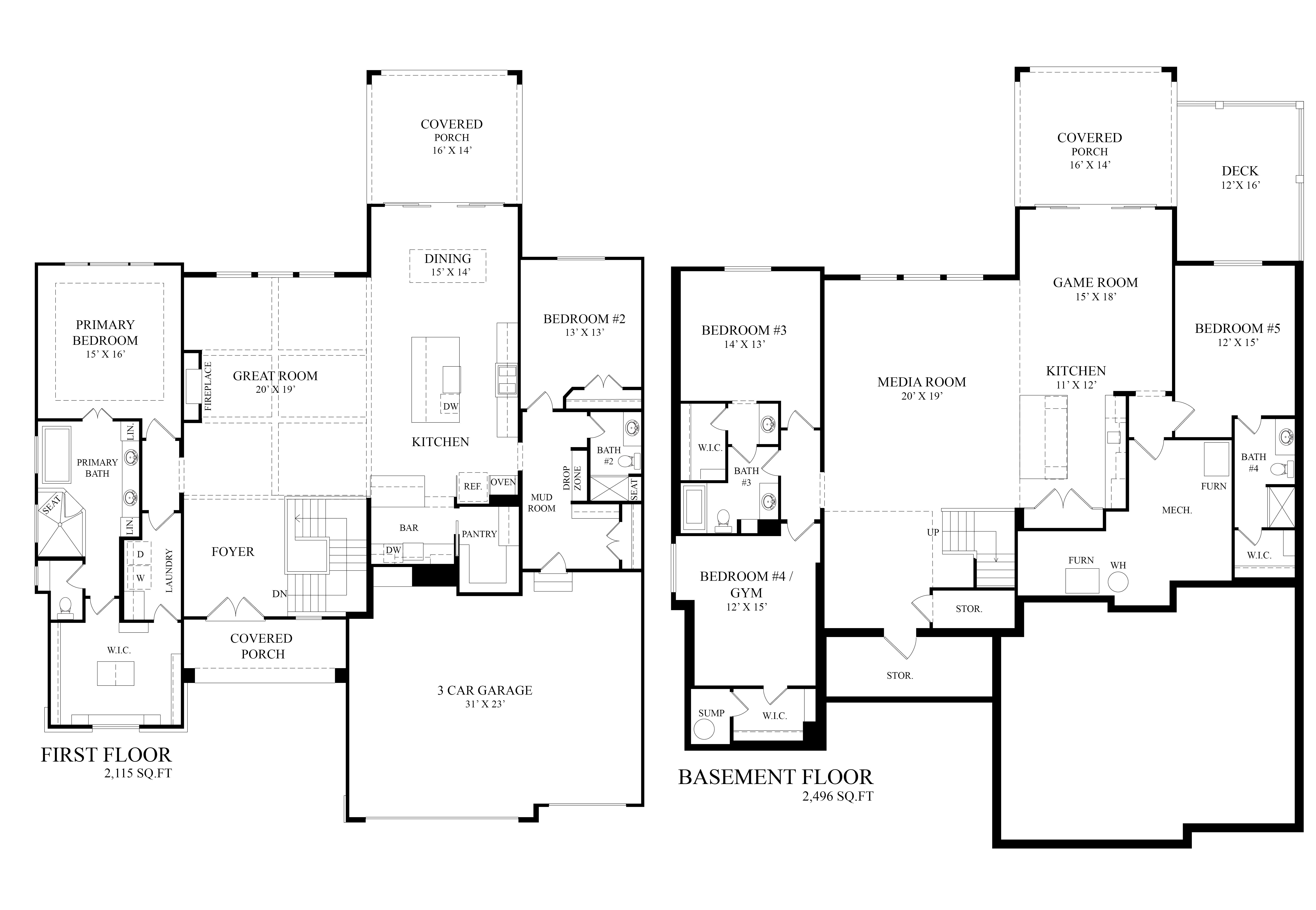 J.S. Robinson Fine Homes floorplan