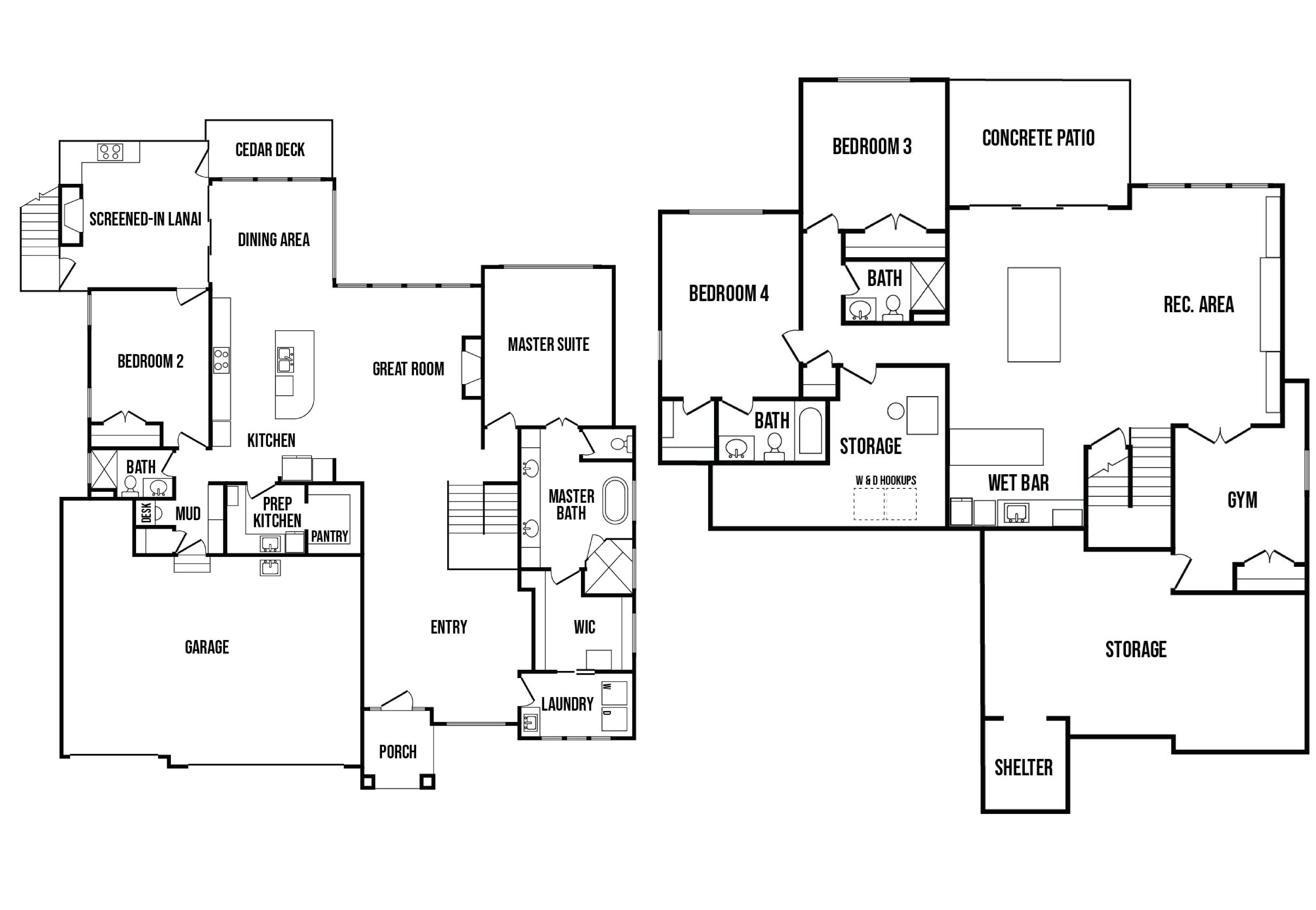 Walker Custom Homes floorplan