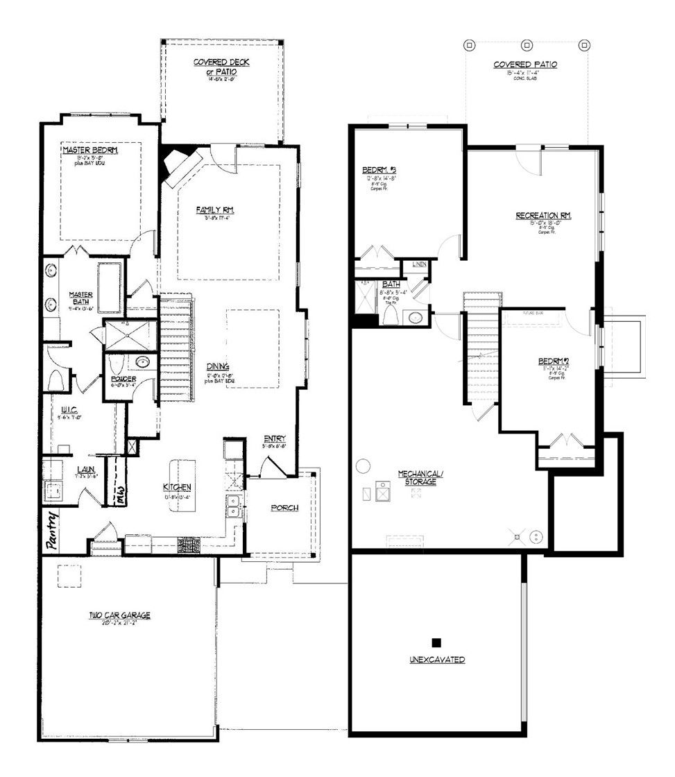 French Homes Inc floorplan