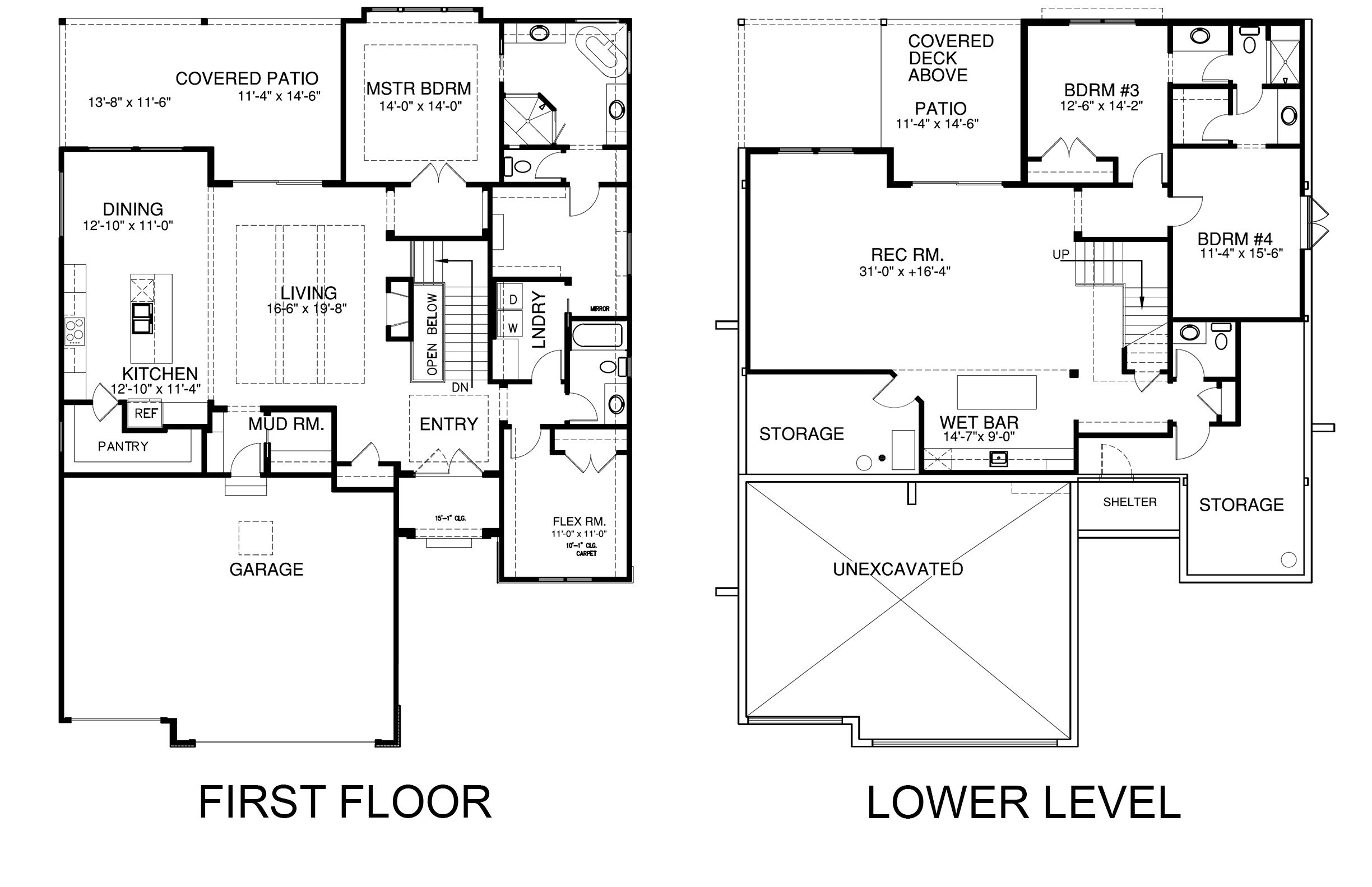 Don Julian Builders, Inc. floorplan