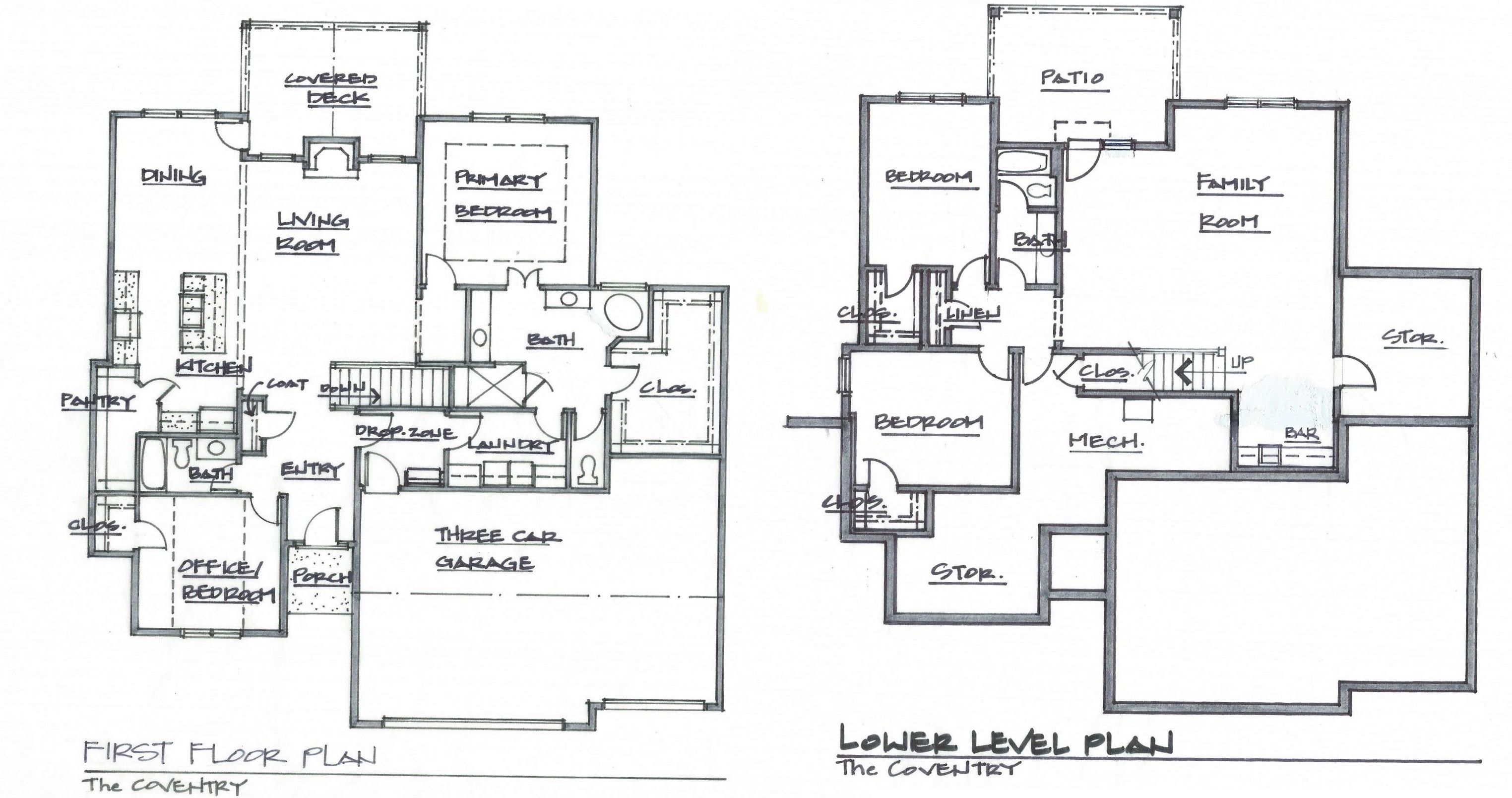 Ernst Brothers Home Construction floorplan