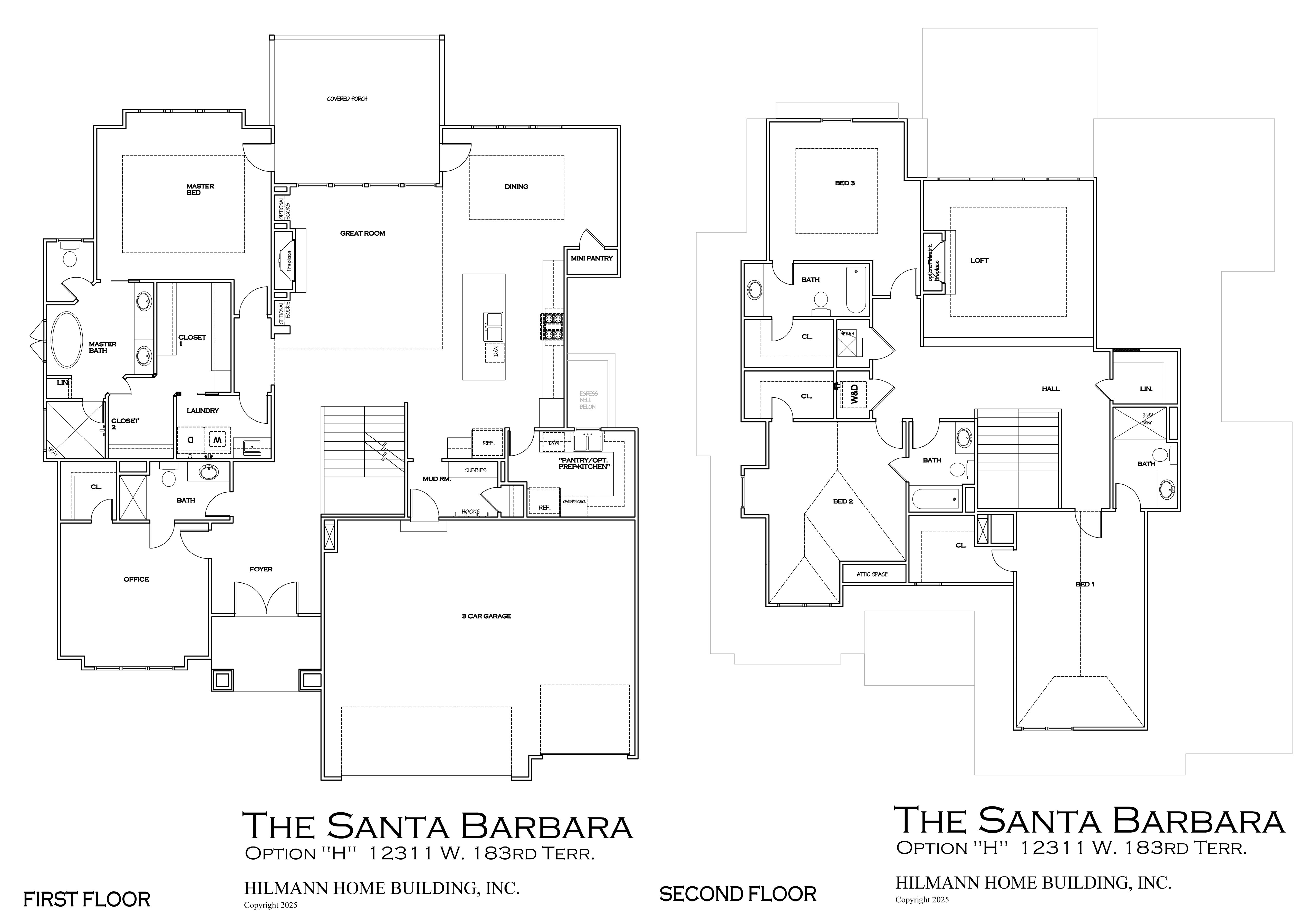 Hilmann Home Building, Inc. floorplan