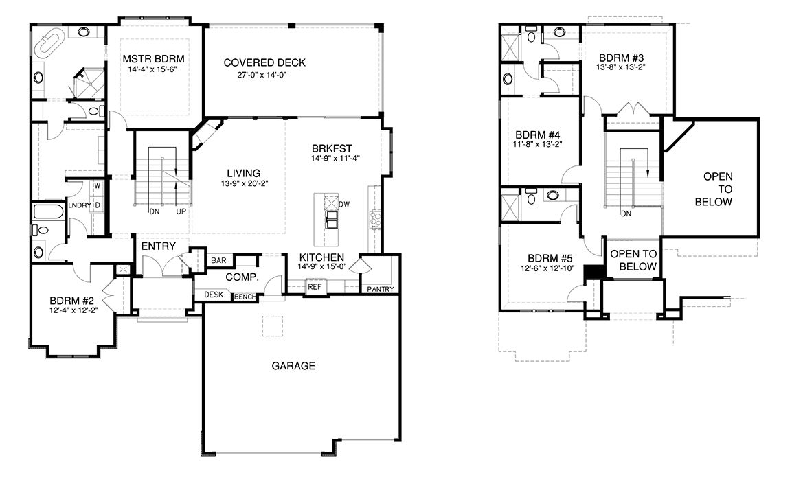 Don Julian Builders, Inc. floorplan