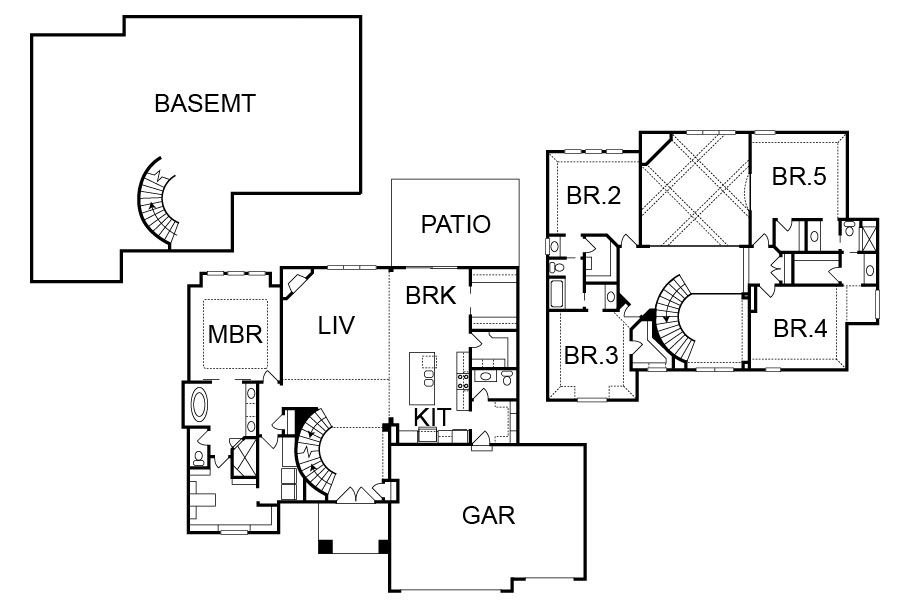 Don Julian Builders, Inc. floorplan