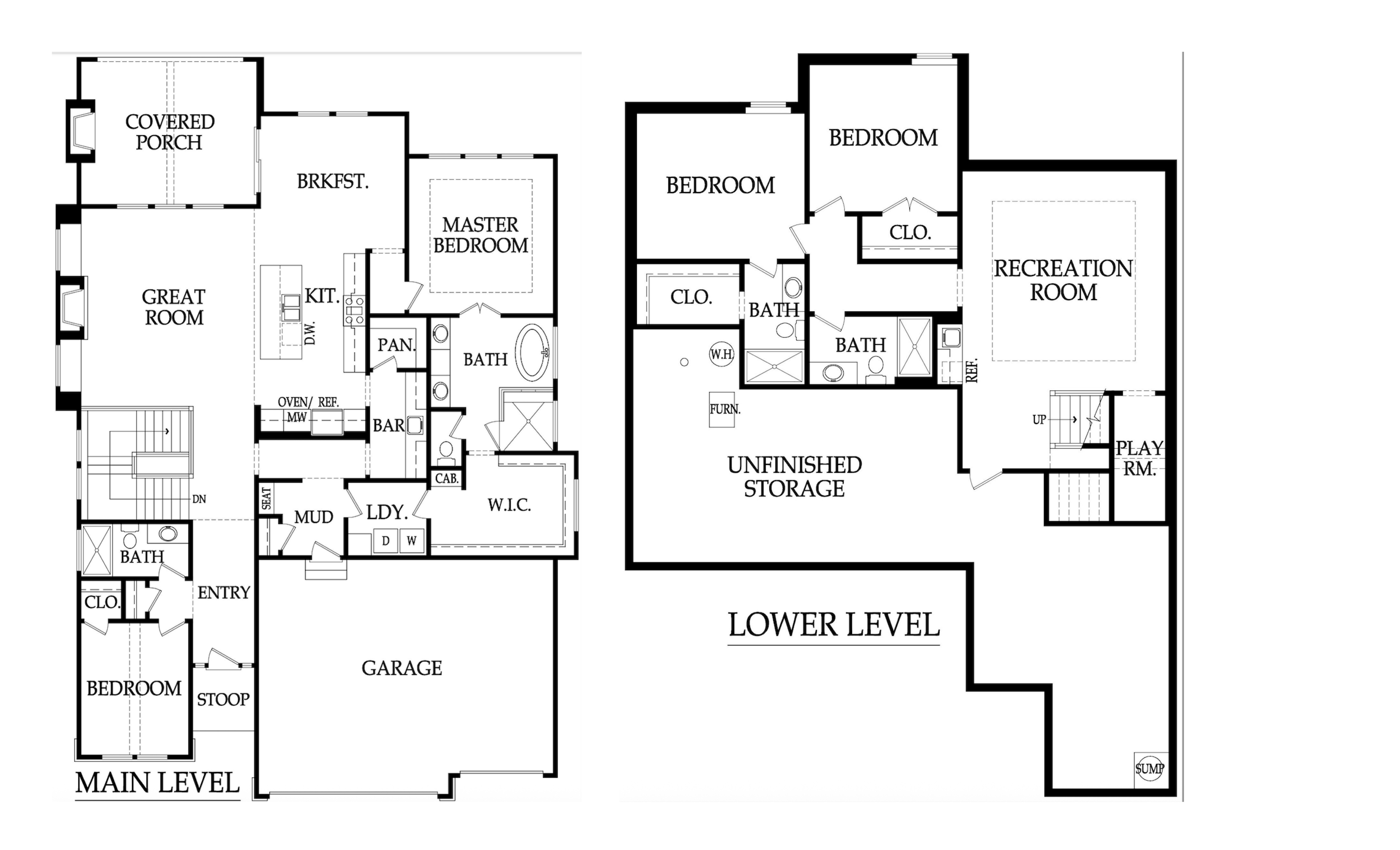 Roeser Homes floorplan