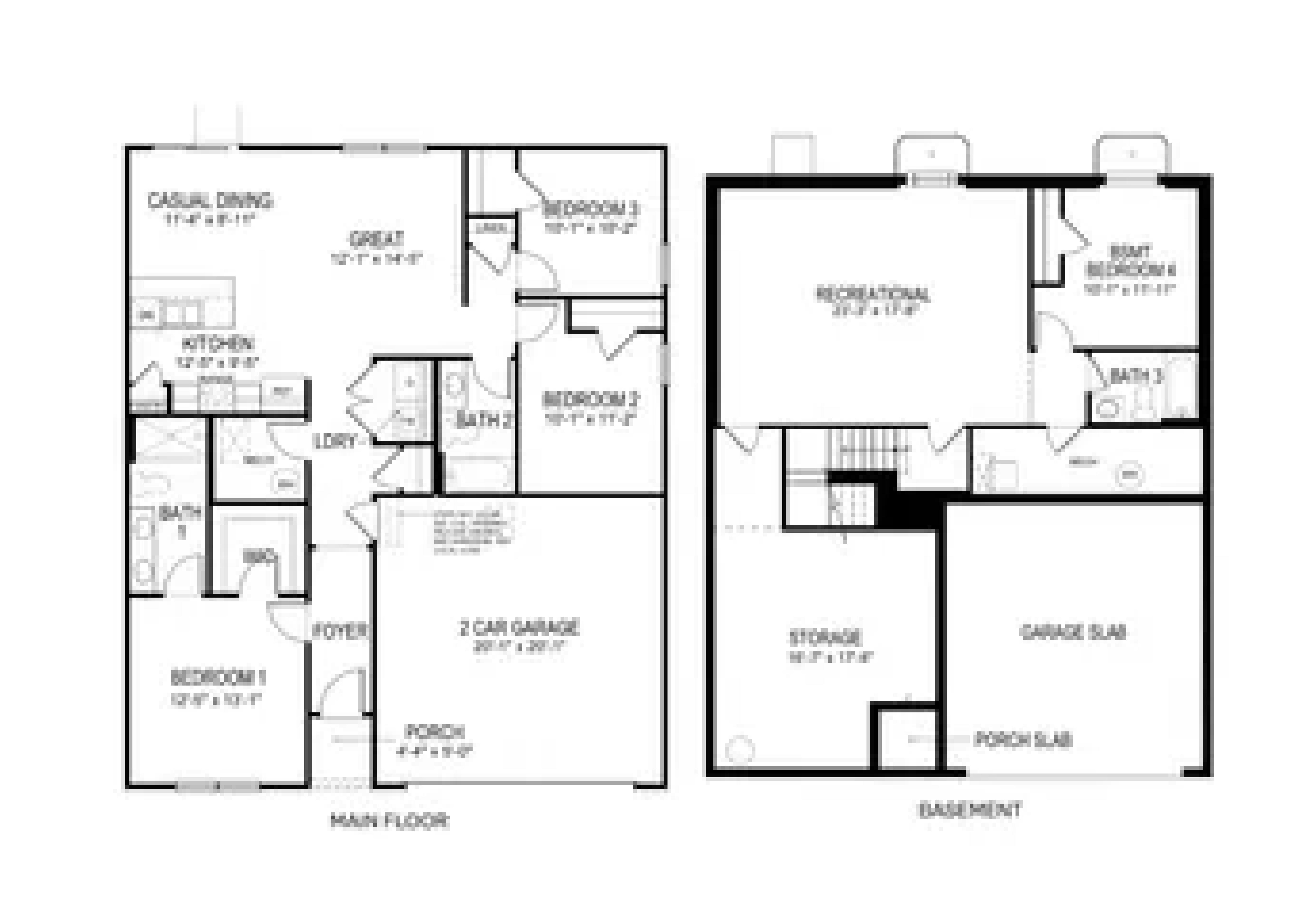 D.R. Horton floorplan