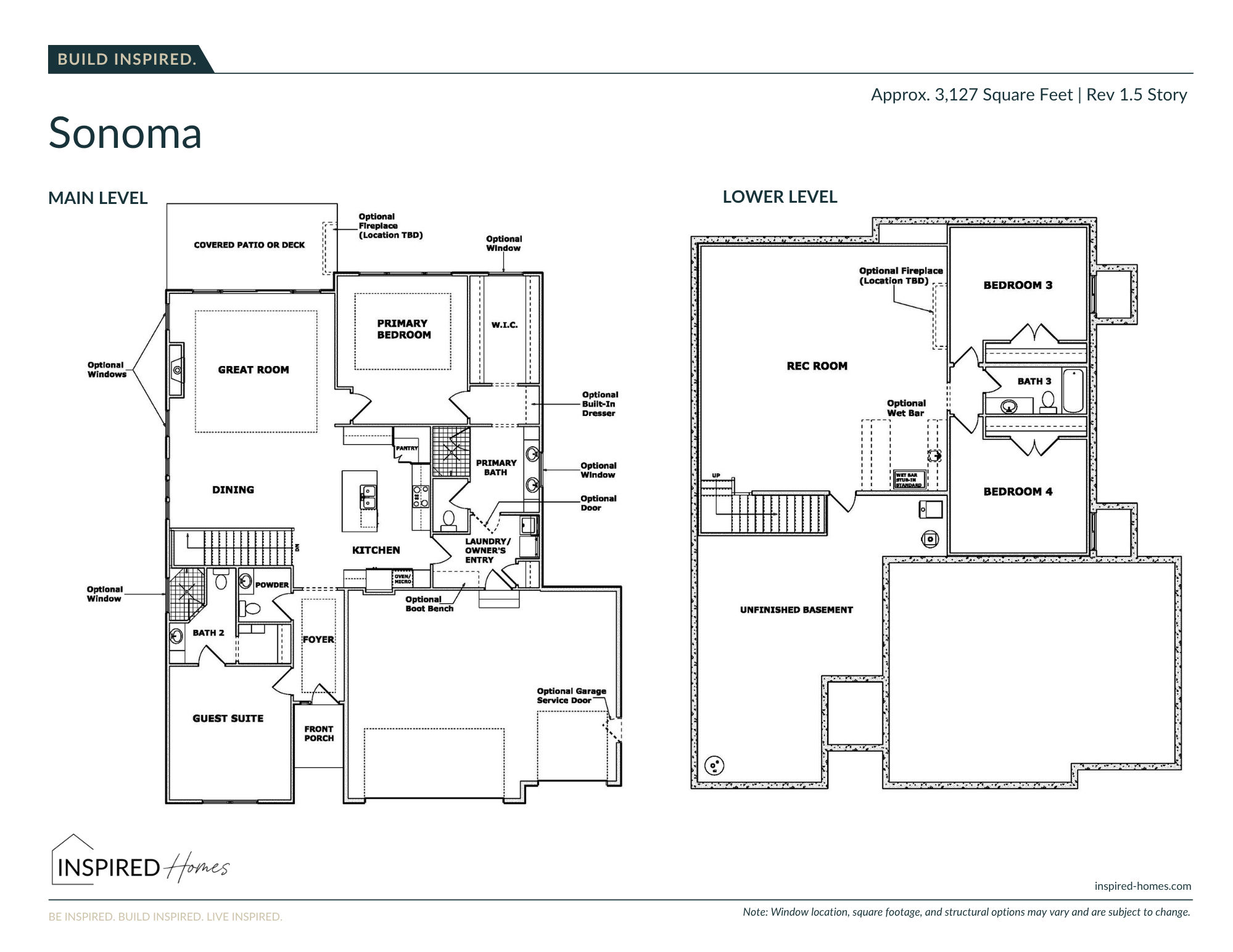 Inspired Homes LLC floorplan