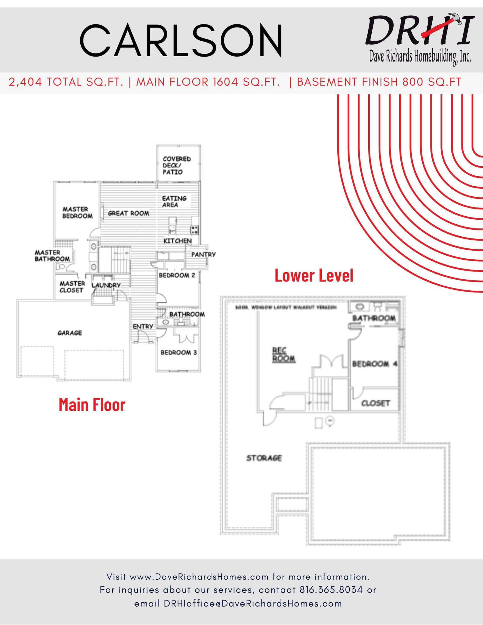 Dave Richards Homebuilding, Inc. floorplan