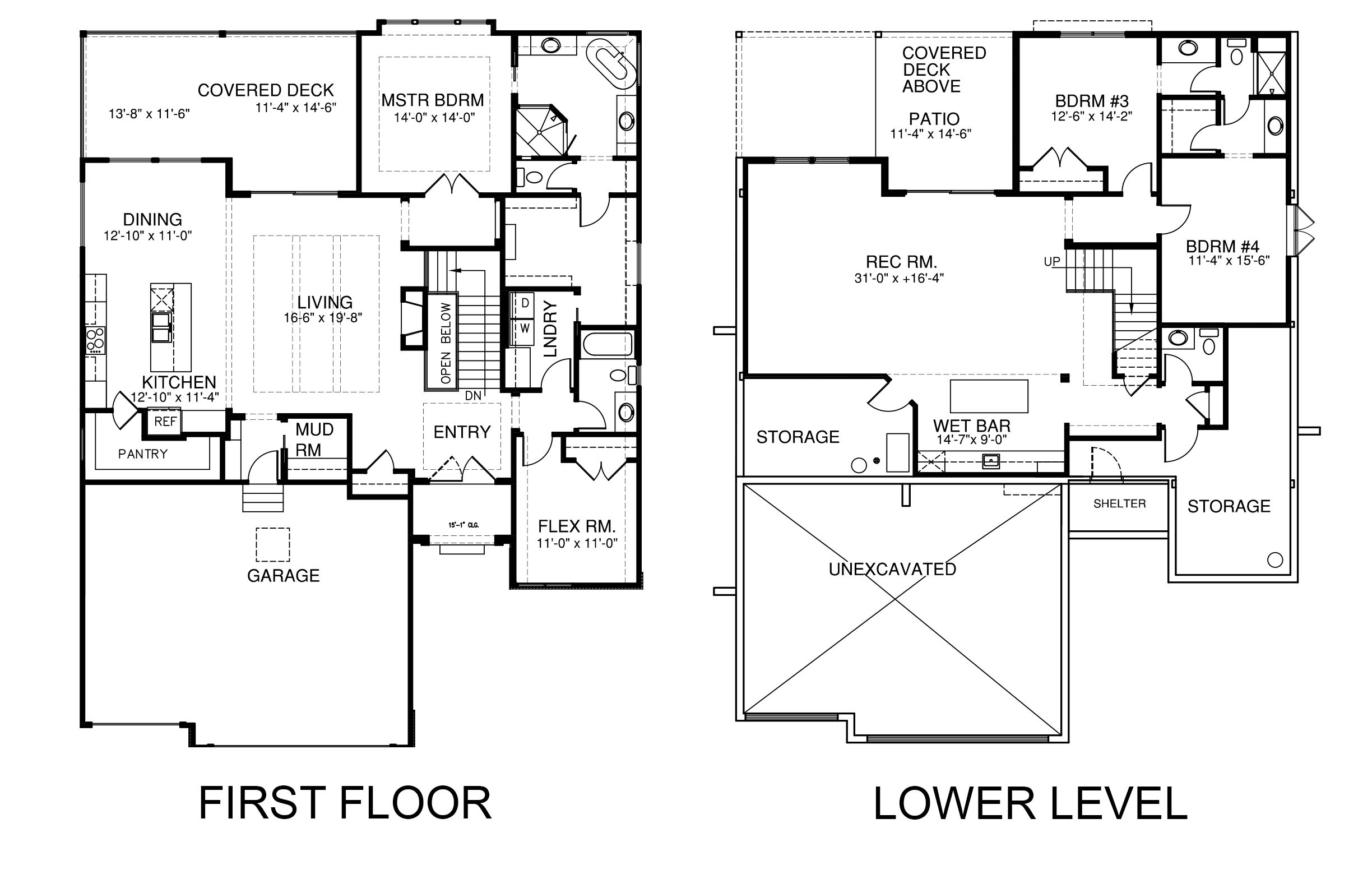 Don Julian Builders, Inc. floorplan