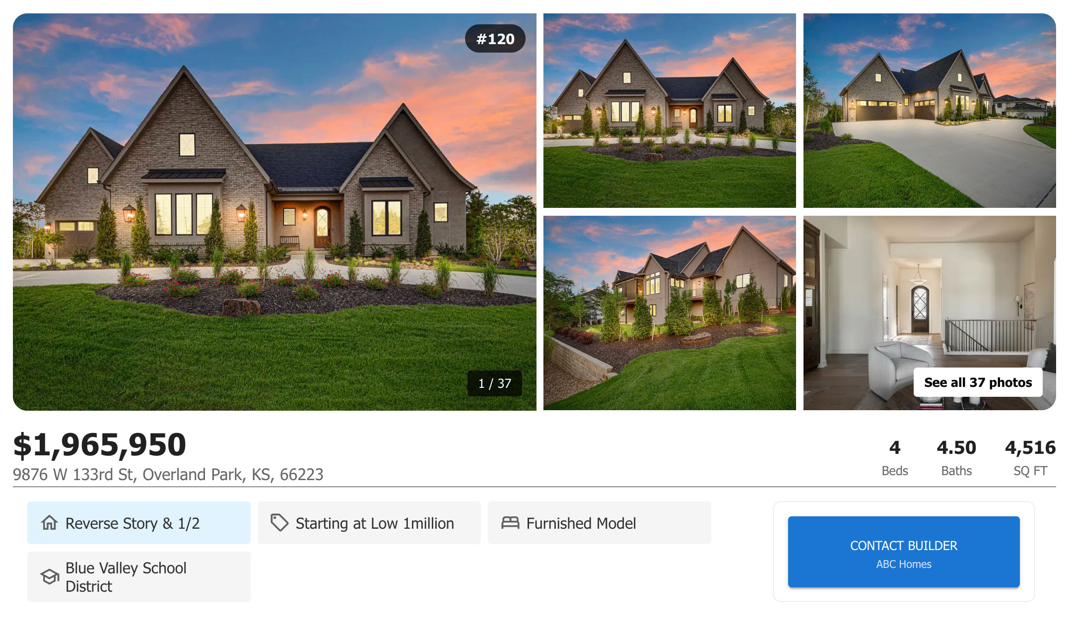 HomeParadeOS platform preview showing the Parade of Homes portal