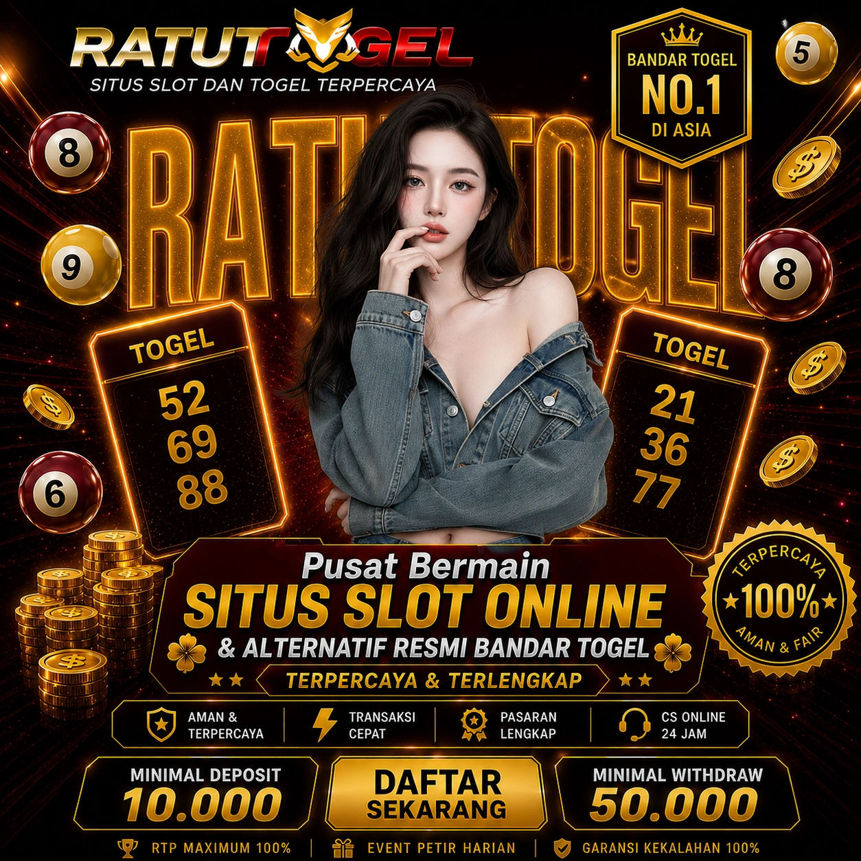 RATUTOGEL X BANDAR TOTO - Layanan Akses Maxwin JP Bayar Lunas Di Depan image 1