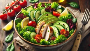 Salata De Pui Cu Legume Si Avocado