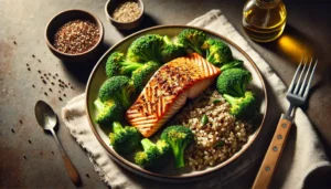 Somon La Cuptor Cu Broccoli