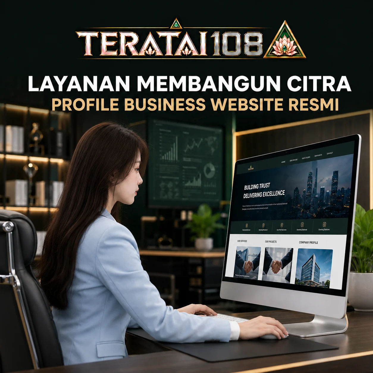 TERATAI108 Layanan Membangun Citra Profile Business Website Resmi