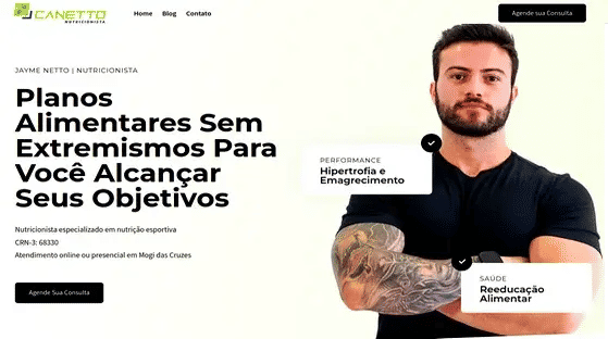 criacao de sites para nutricionistas 2